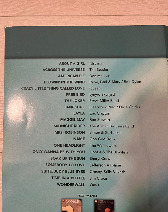 Easy Acoustic Guitar Songs Songbook - photo 2