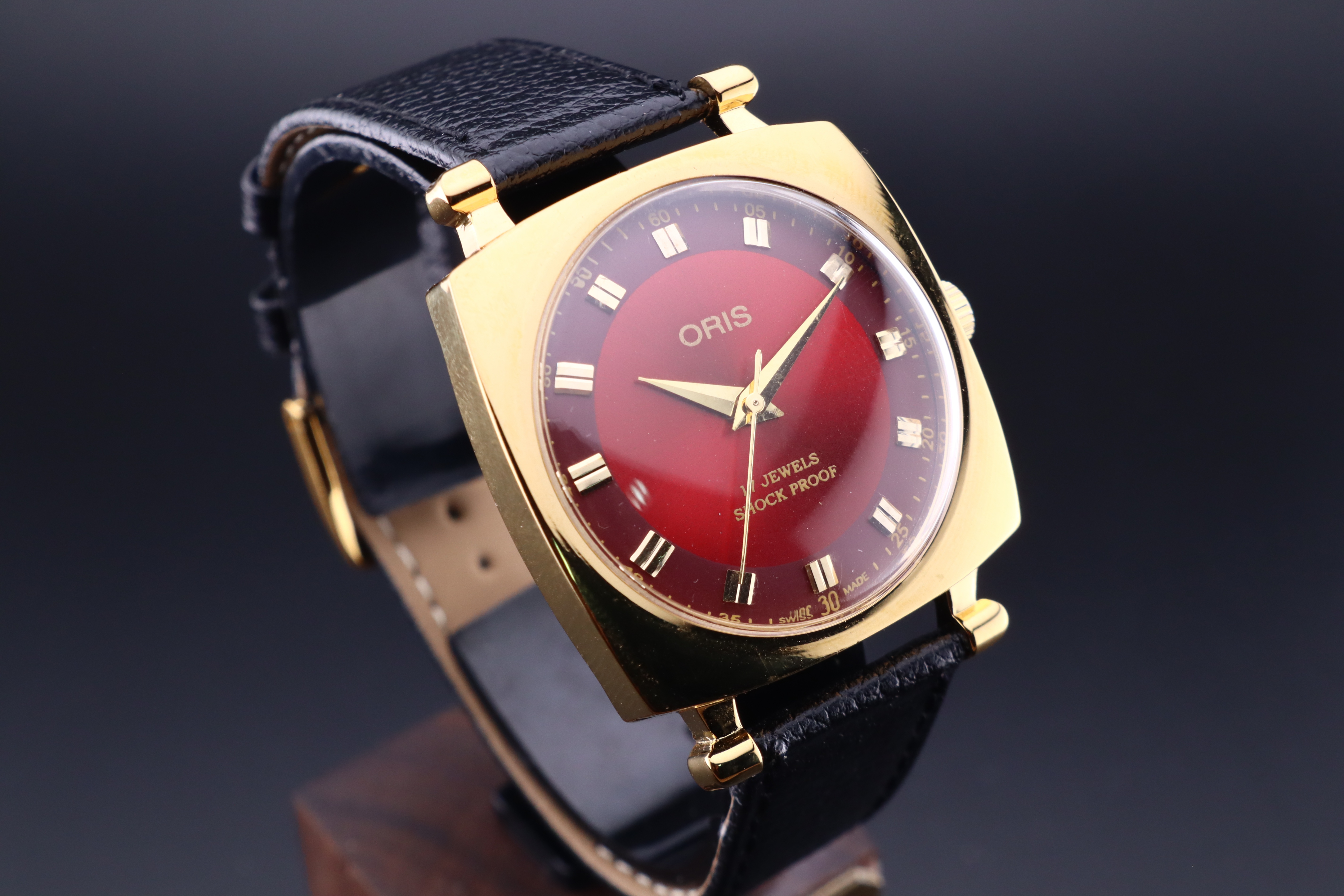 Vintage Oris Swiss ST-96 Hand Wind Mechanical Men's Watch
