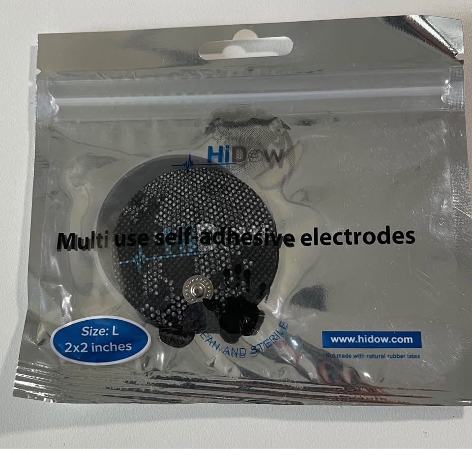 Brand New HiDow TENS Unit Replacement Pads (Size L, 2"x2") - photo 3