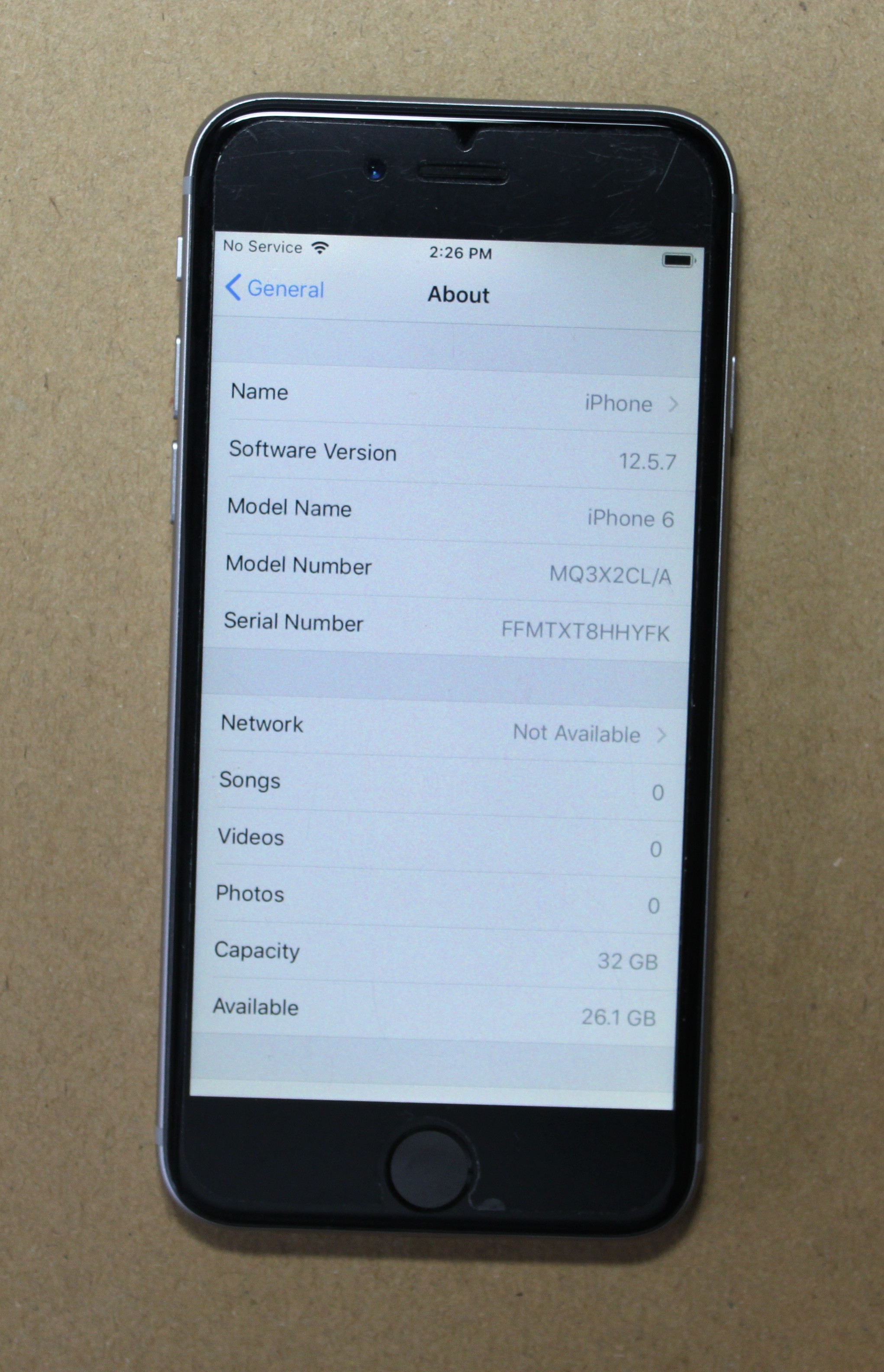 iphone 6, 32GB, Space Grey