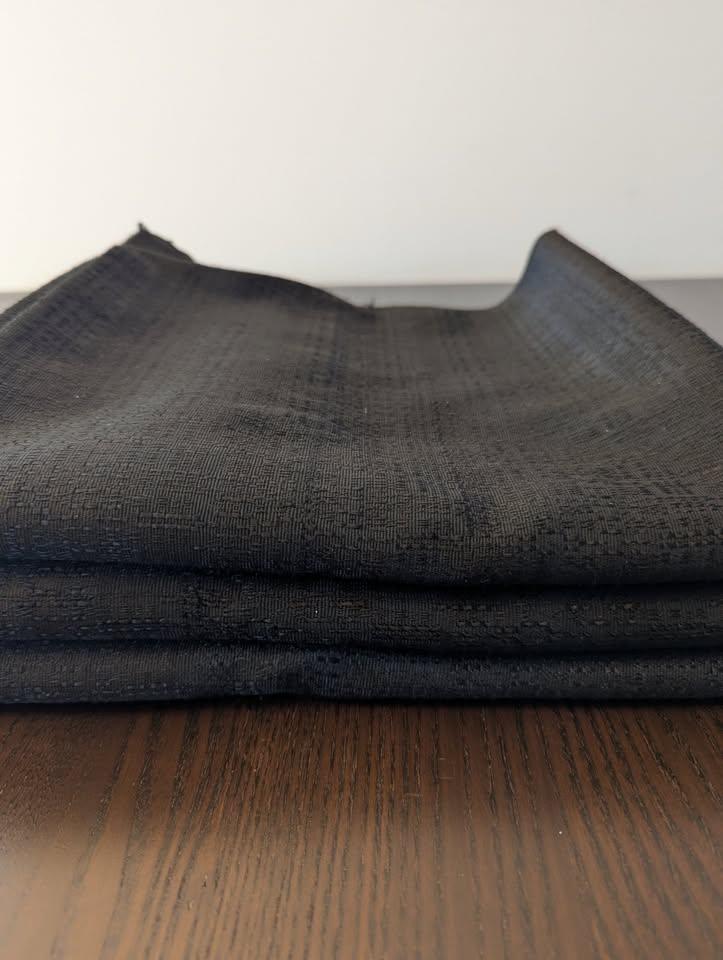Black curtains and black valance - photo 2