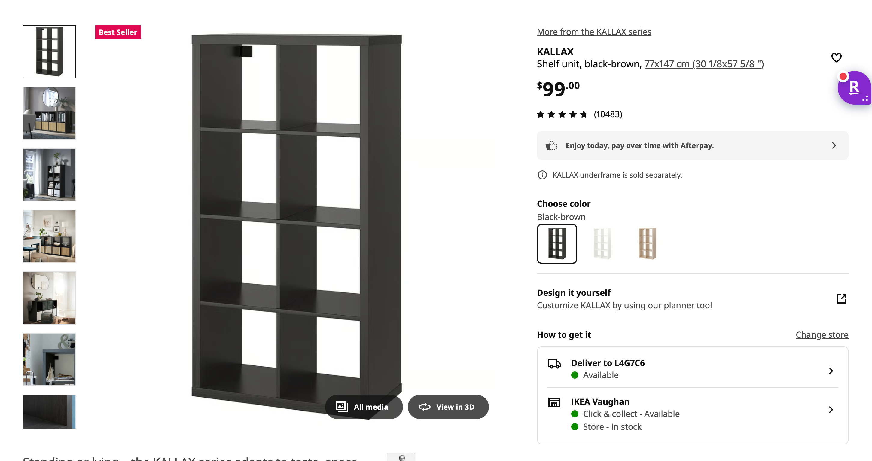IKEA KALLAX Shelf Unit