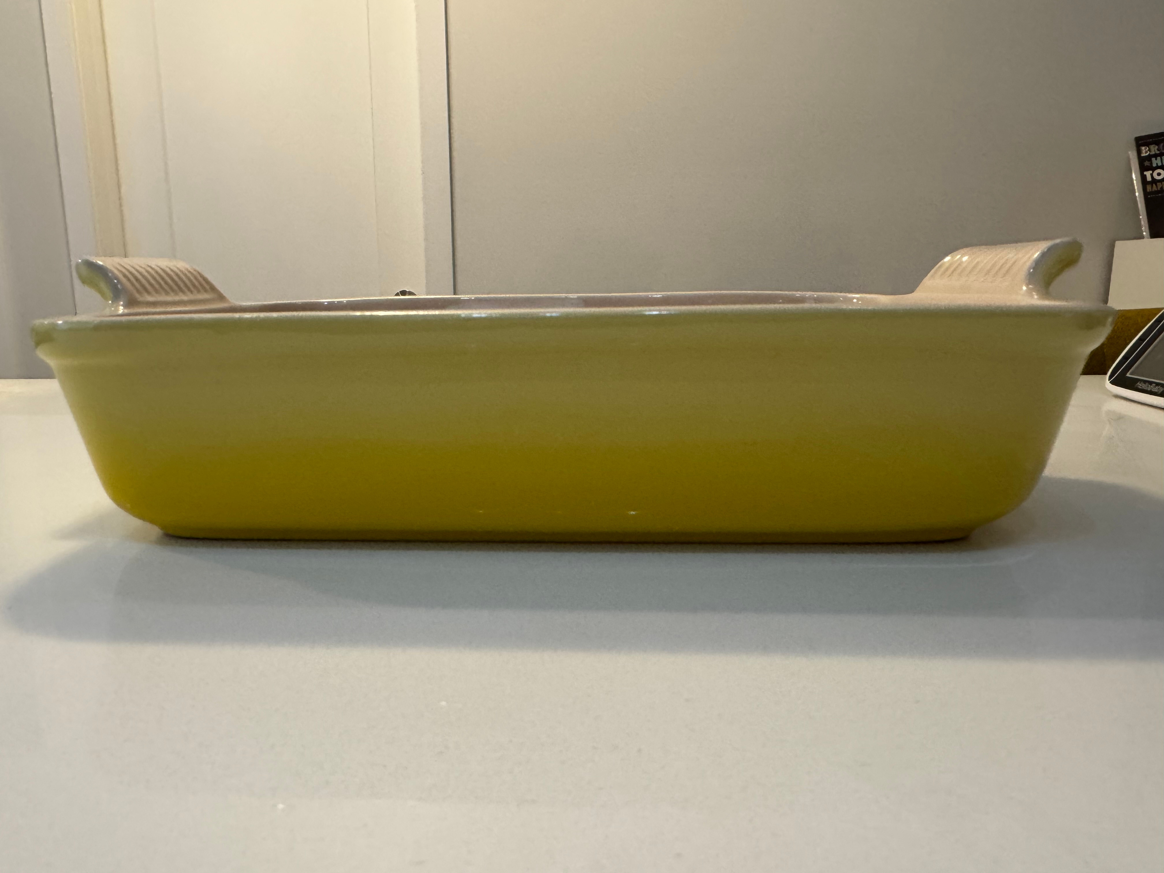 Le Creuset Nectar Yellow Rectangular Casserole Dish - photo 2