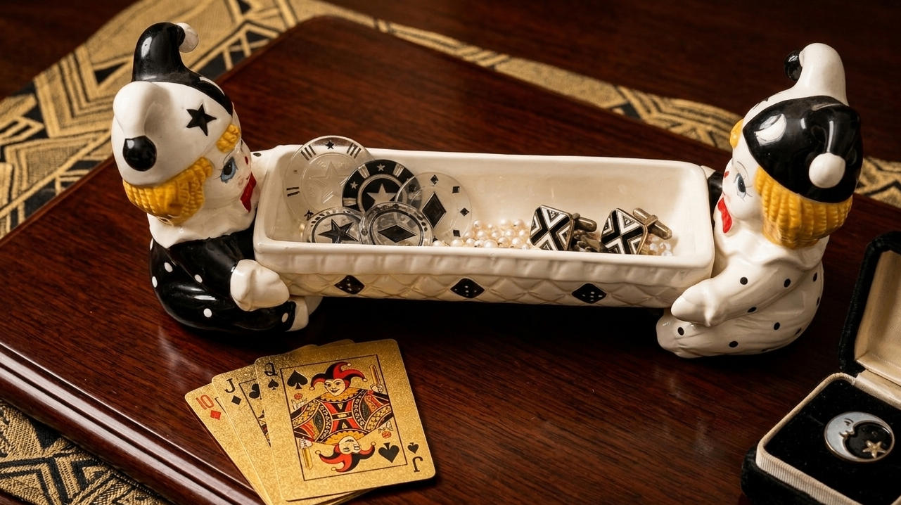 Ceramic Clown Dish - Multipurpose Ceramic Holder