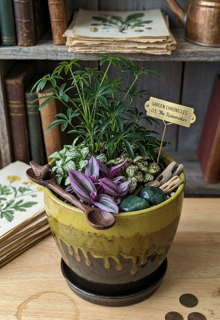 Ceramic Drip Glaze Planter Pot