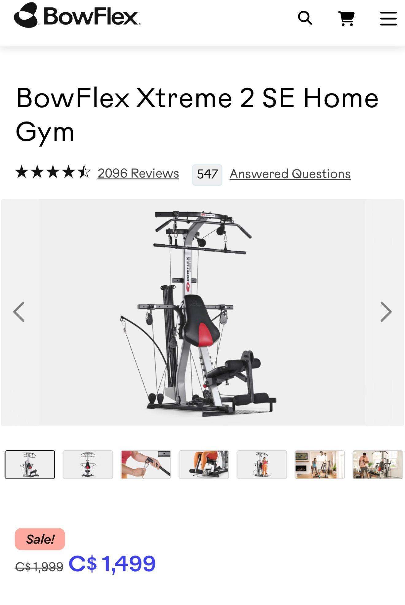 Bowflex Xtreme 2 SE Home Gym and Treadclimber TC5500 - photo 3