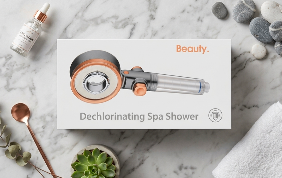 Beauty. Dechlorinating Spa Shower Head