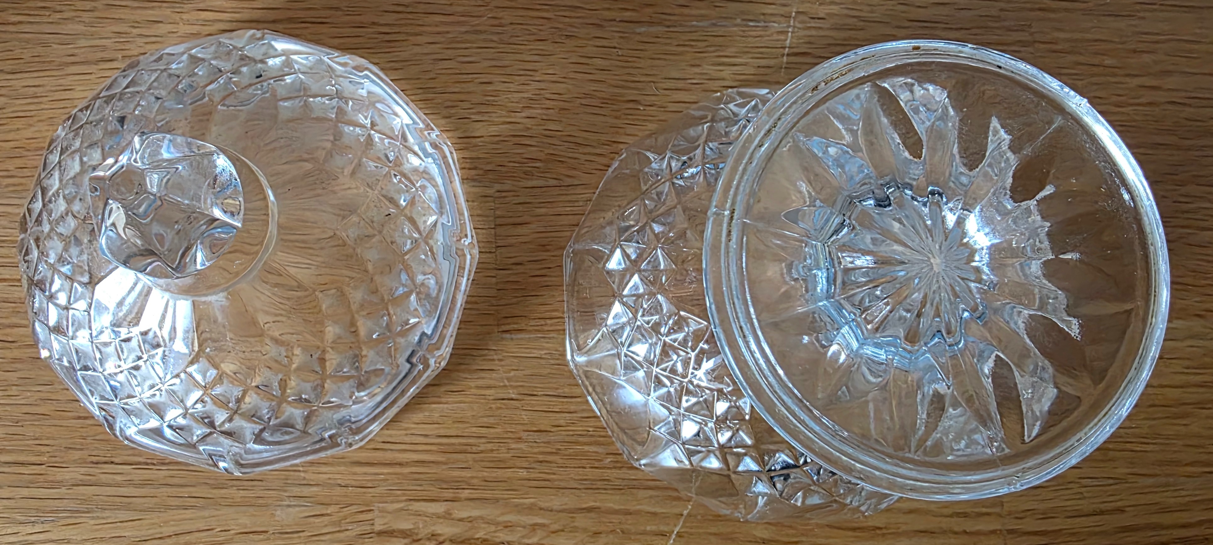 Glass Footed Candy Dish with Lid - photo 5