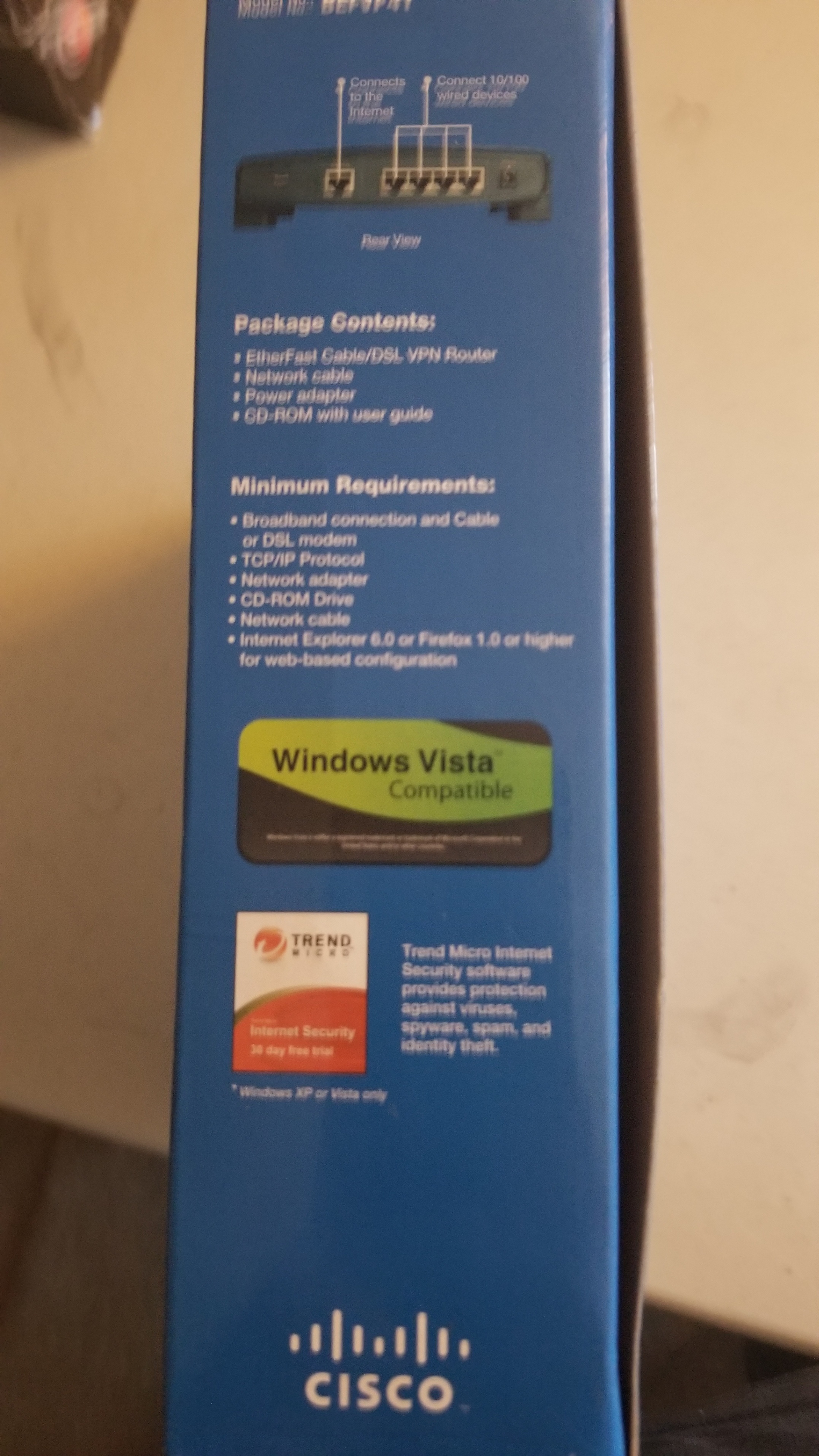 Linksys EtherFast Cable/DSL VPN Router BEFVPN41 - photo 5