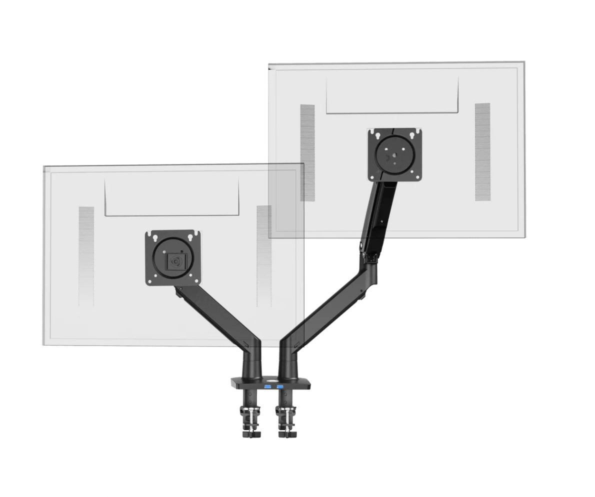 🖥️ HUANUO Dual Monitor Arm/Heavy Duty Gas Spring Mount(Open Box) - photo 2