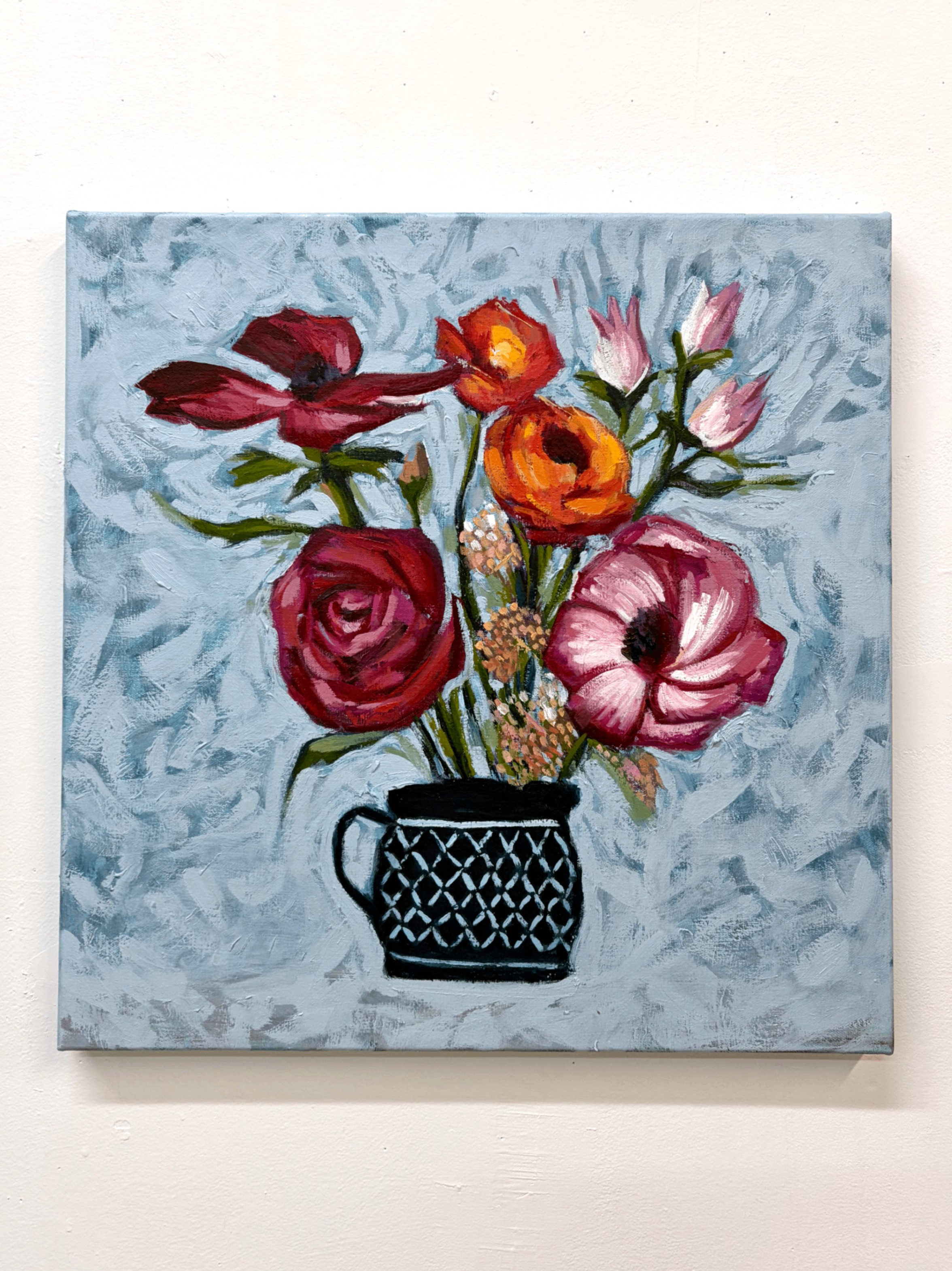 Floral Still Life Oil Painting - photo 2