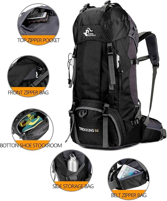 Bseash 60L Backpacking Pack - photo 3