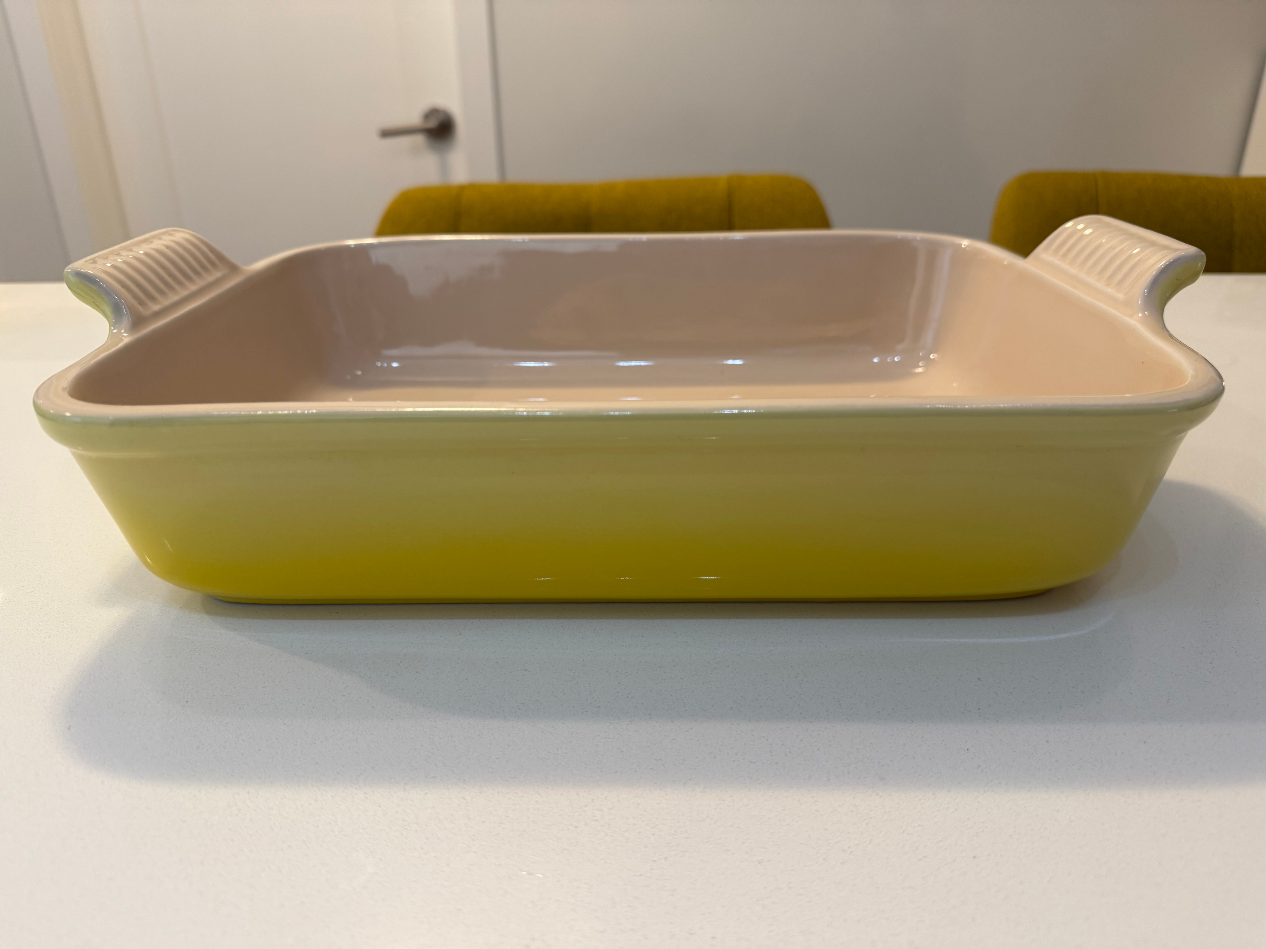 Le Creuset Nectar Yellow Rectangular Casserole Dish