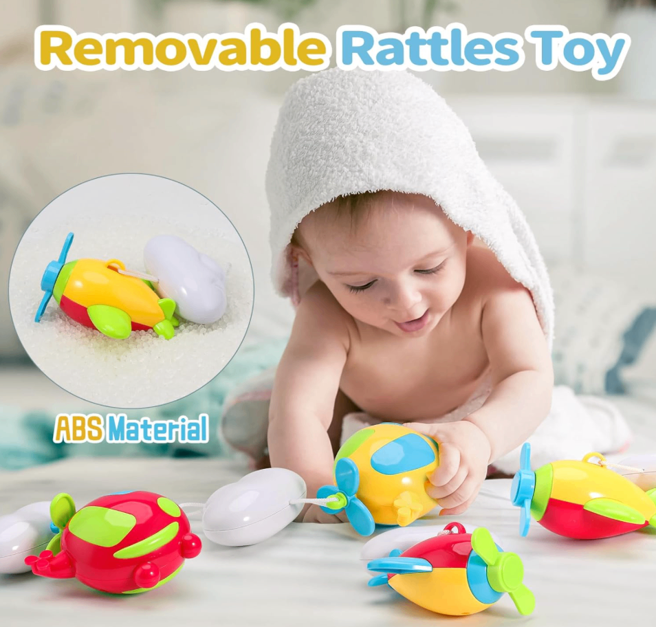 Musical Crib Mobile with Hanging Rotating Plane Toys - photo 5