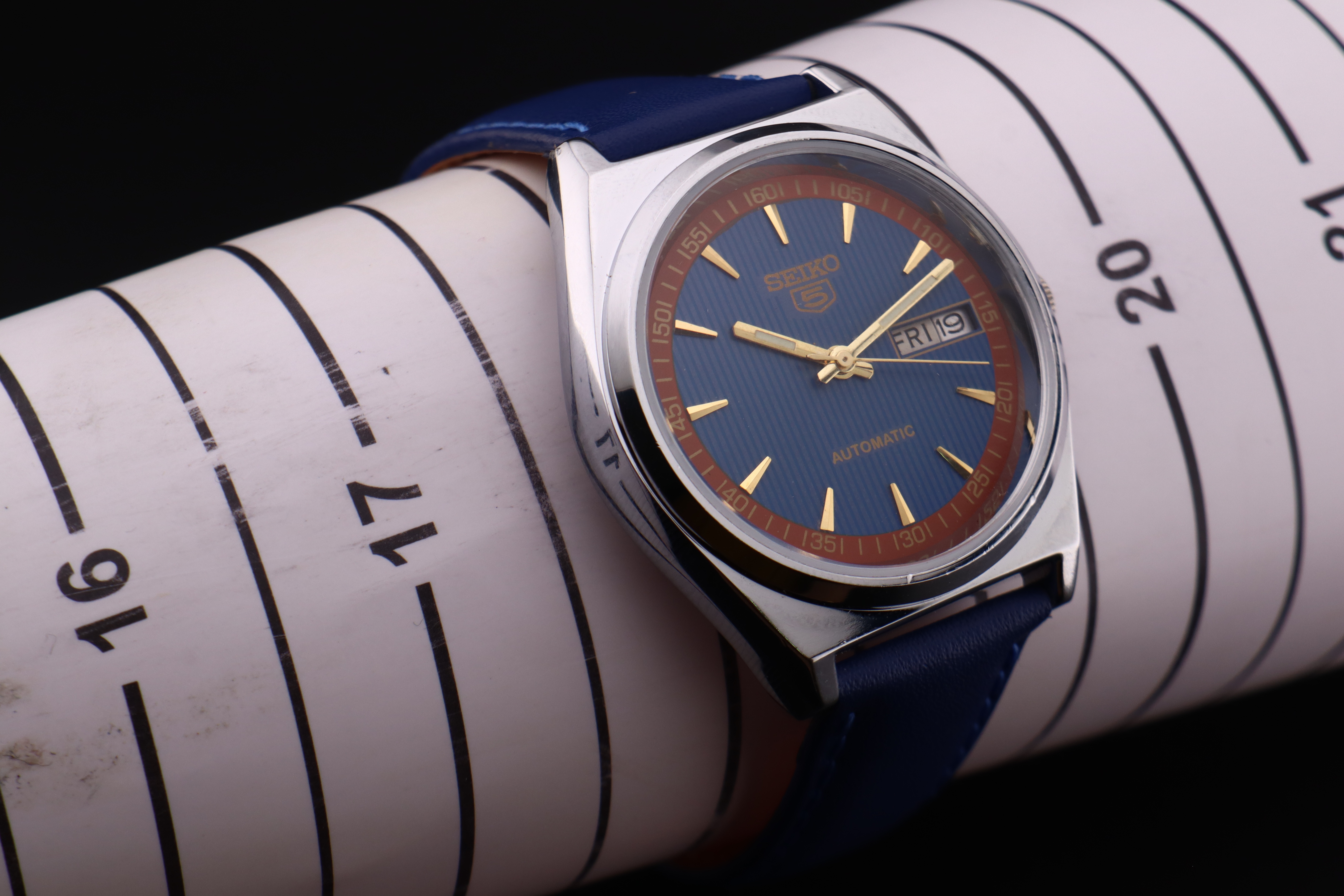 Vintage Seiko 5 Automatic 6309A Men's  Watch D&D- Japan Made - photo 4