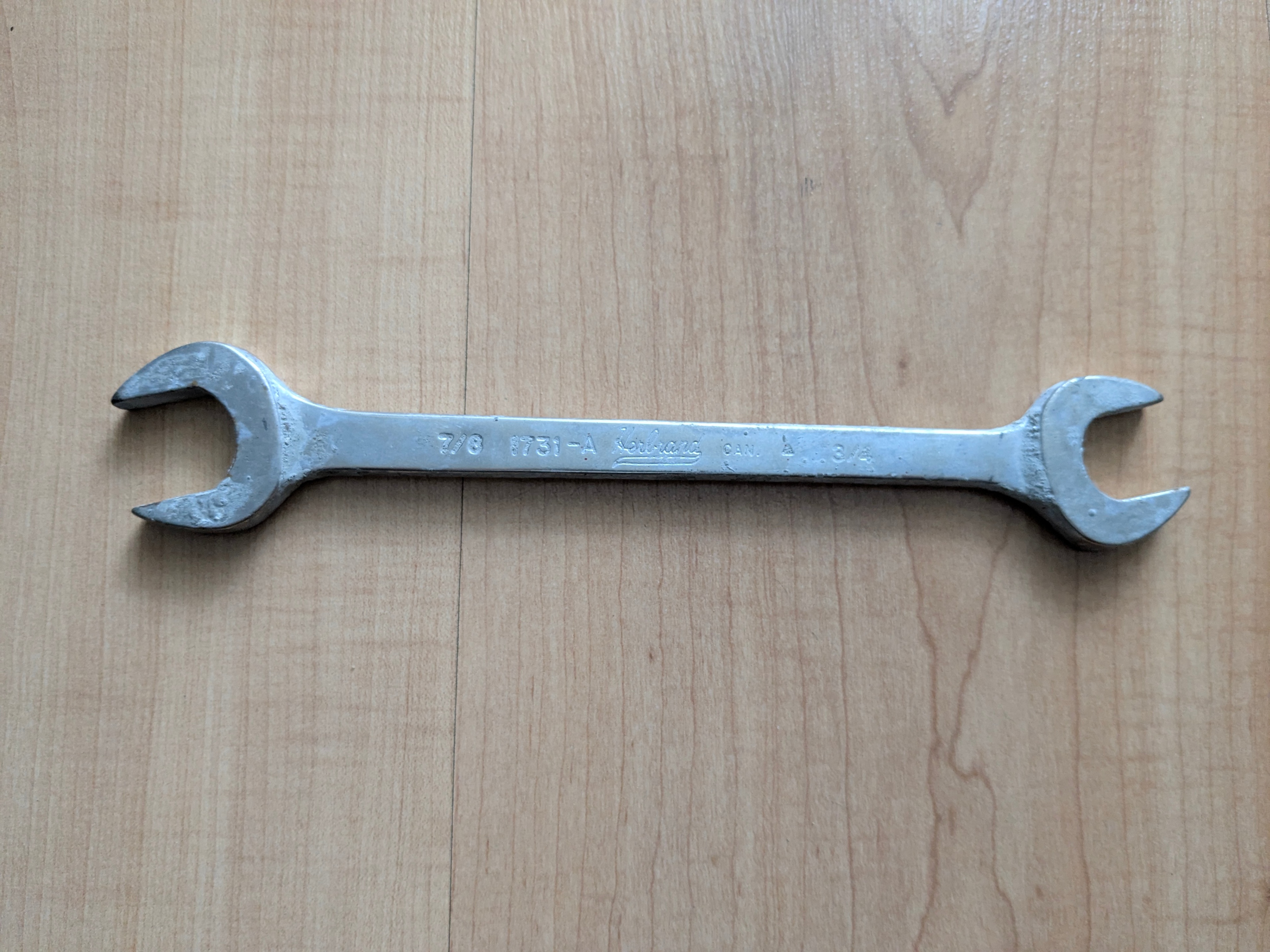 Free 7/8 - 3/4 wrench