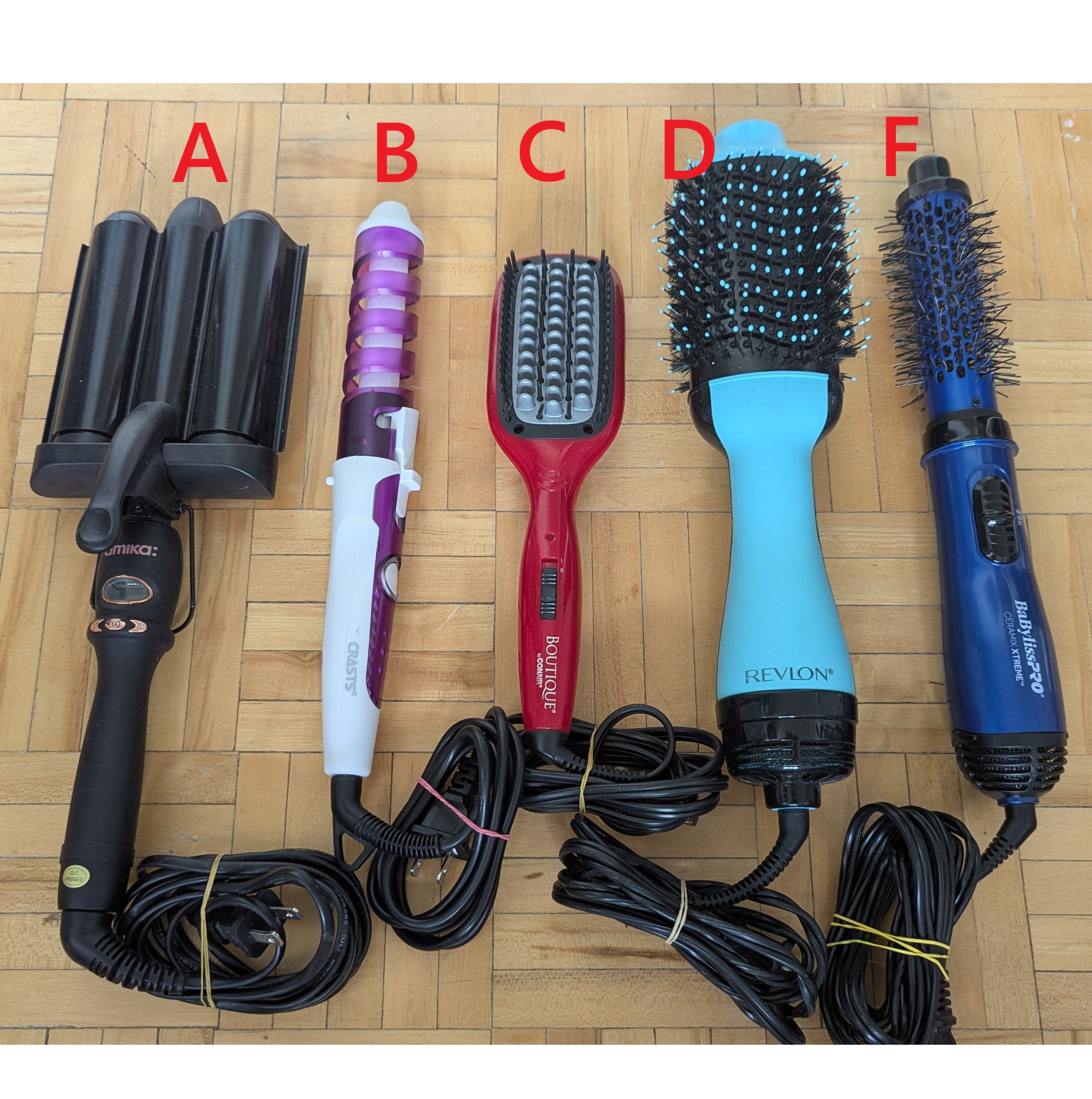 Hair Waver Spiral Curler Temperature. Hot Straightening Hair