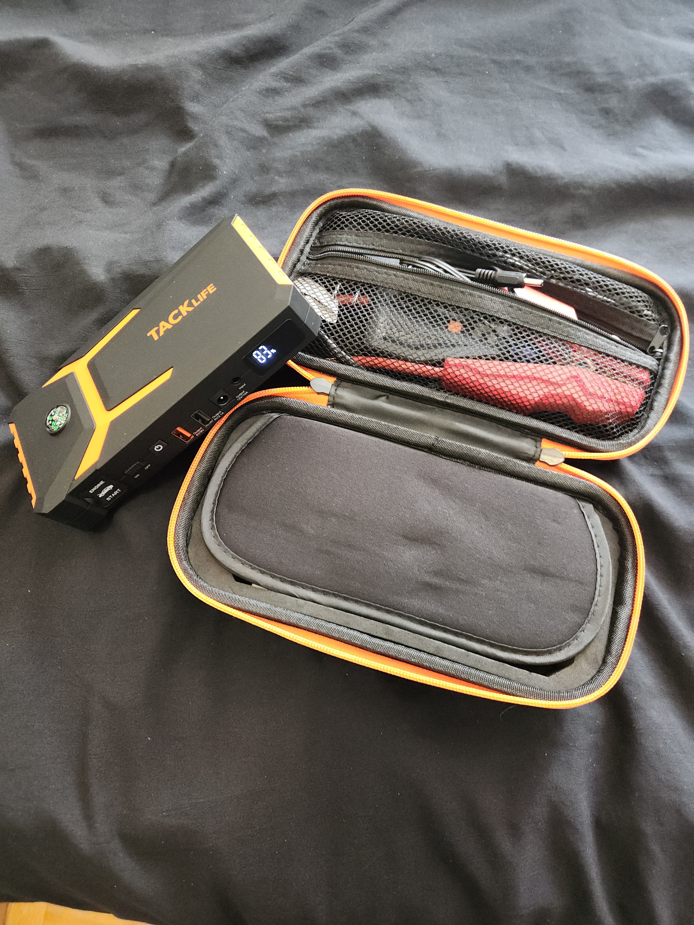 Tacklife Jump Starter Power Pack with Case