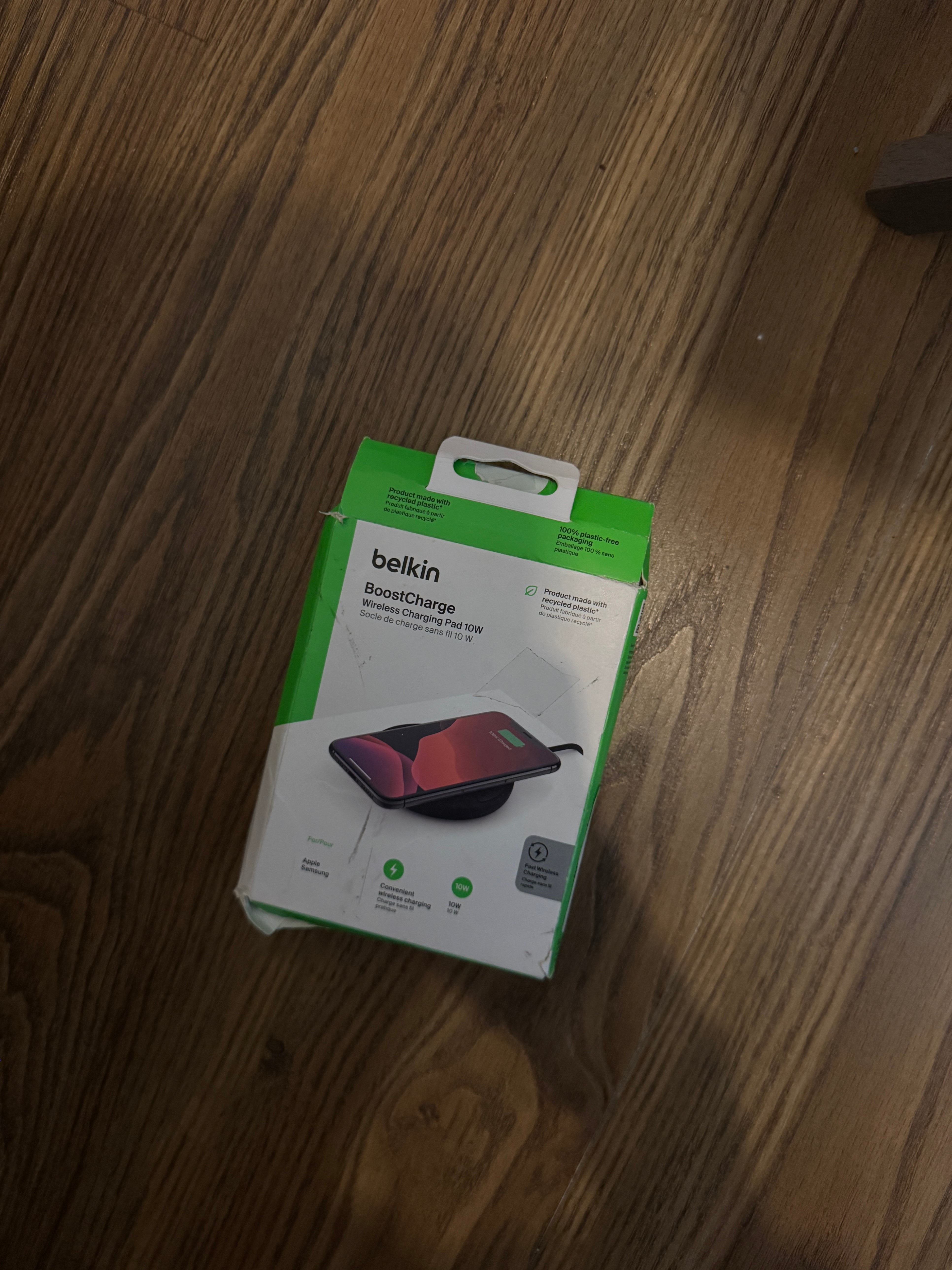 Belkin BoostCharge 10W Wireless Charging Pad.