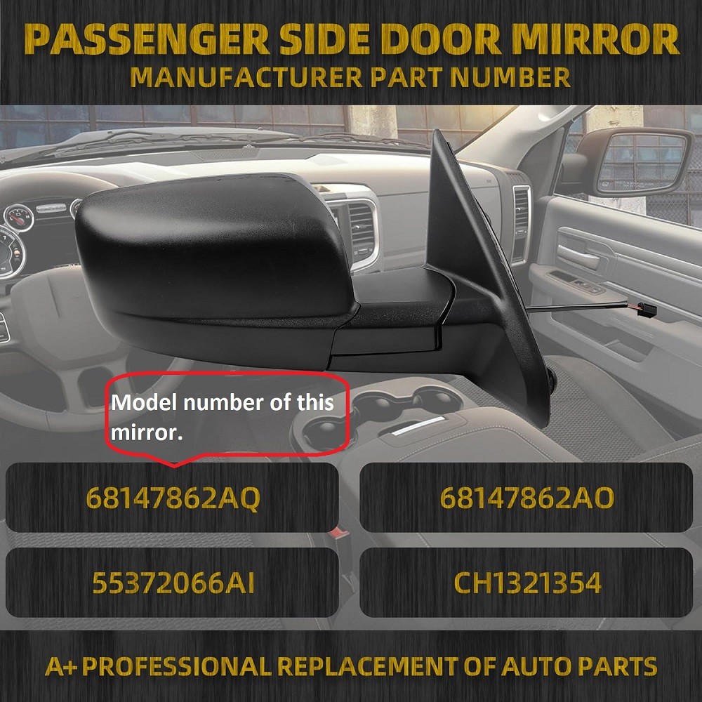 Dodge Ram Passenger Mirror