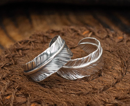 Silver Feather Ring - photo 2