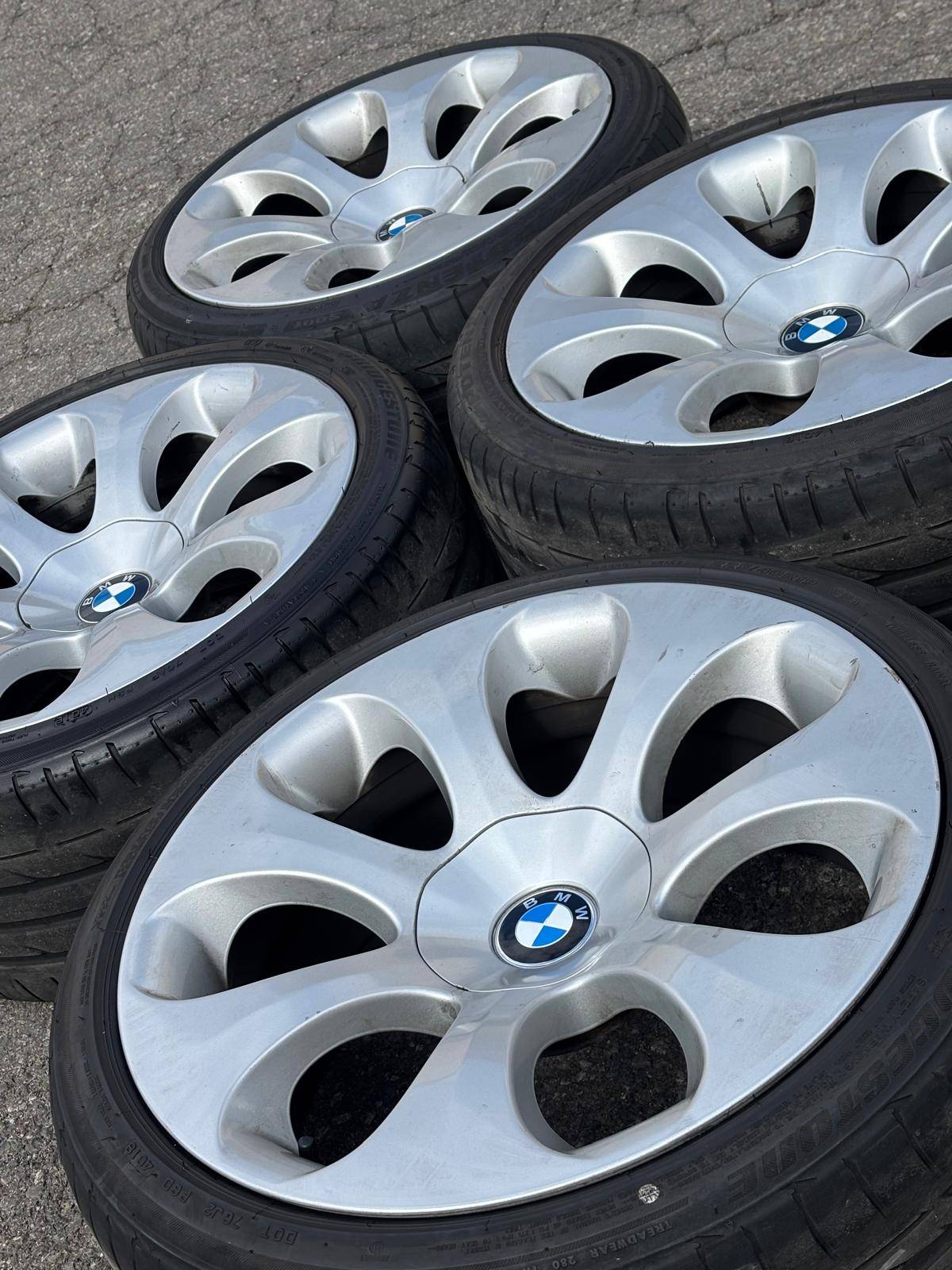 OEM 19"BMW(5x120)+225/40/R19 & 255/35/R19 Bridgestone-3/4/5Seri - photo 3