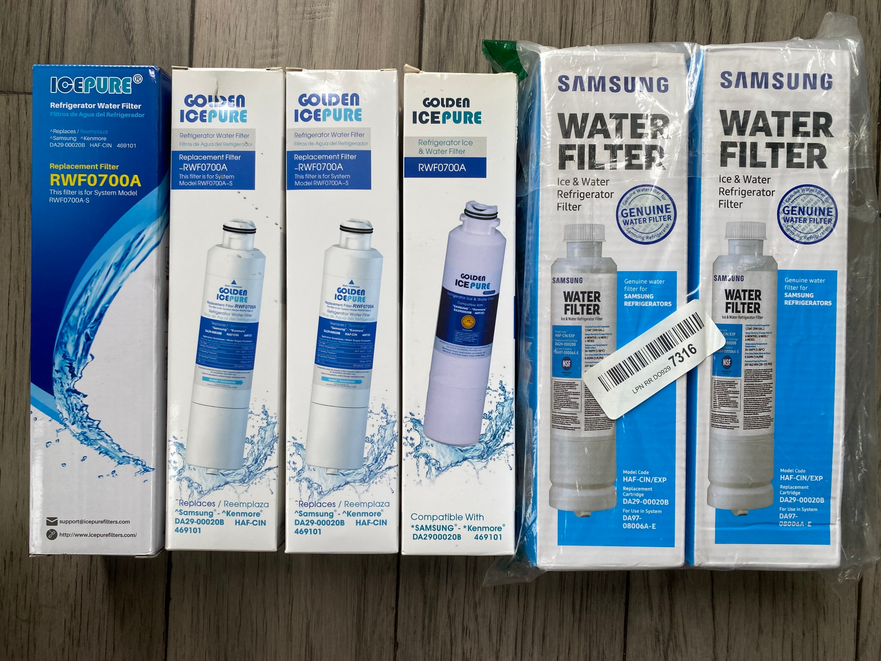 Samsung Water Filters ($20) – IcePure Water Filters ($10) – New - photo 2