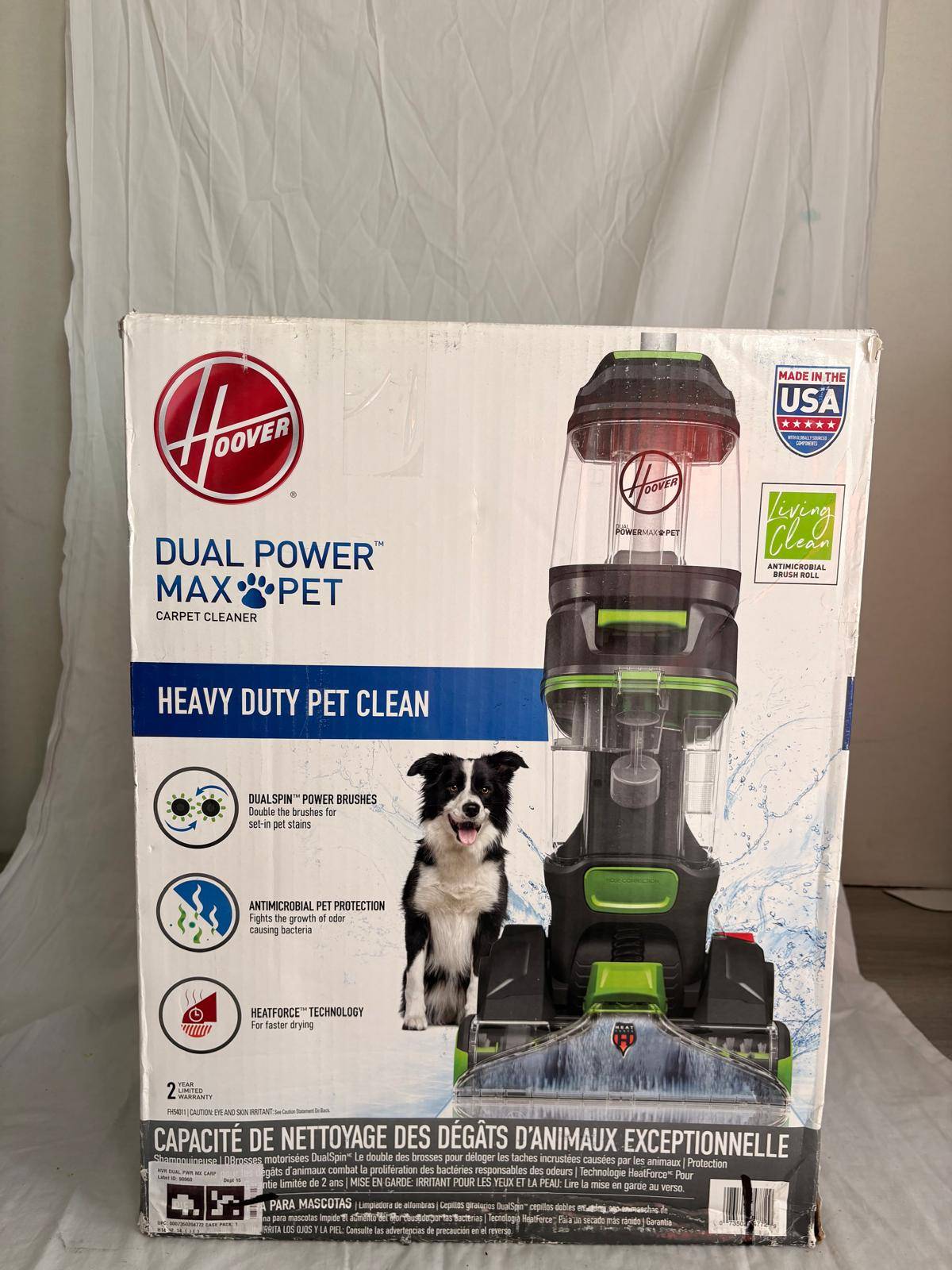 Hoover Dual Power Max Pet Upright Carpet Cleaner