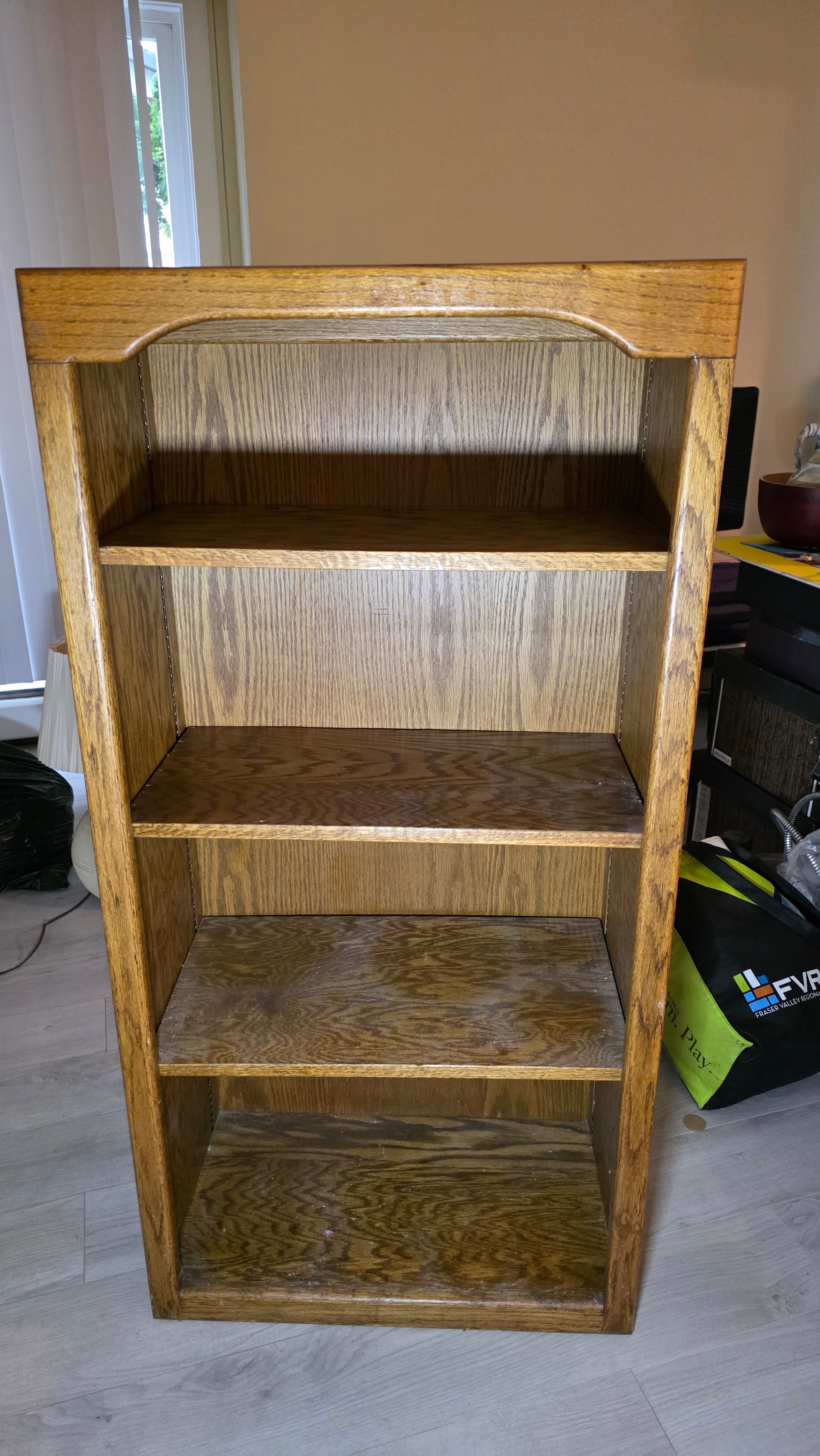 📚 Rustic Solid Oak Bookcase with Arched Detail 📚 - photo 2