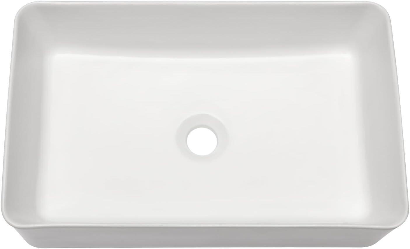Bathroom Vessel Sink Rectangular 21"X14" - photo 2