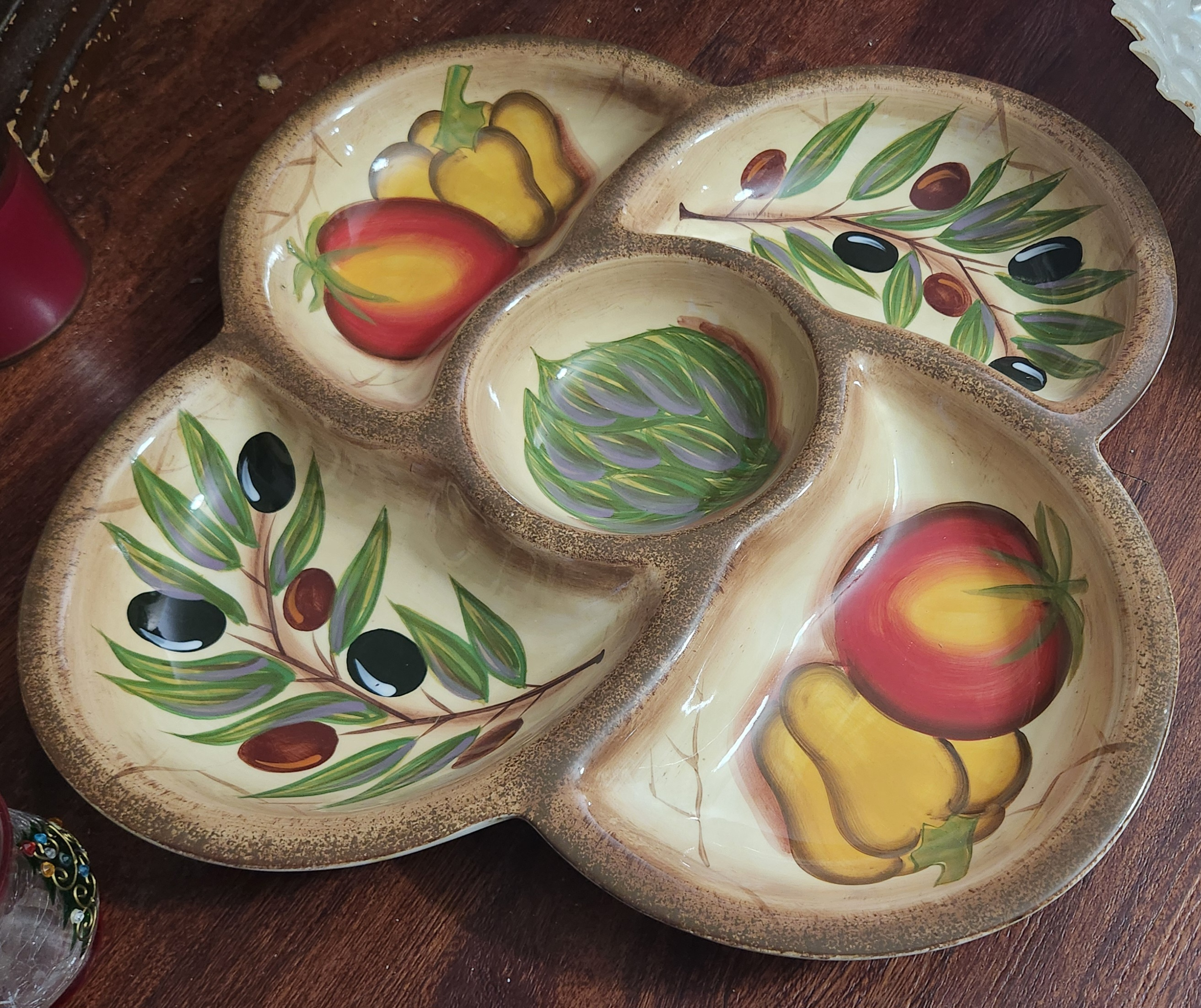 5 Section Dish