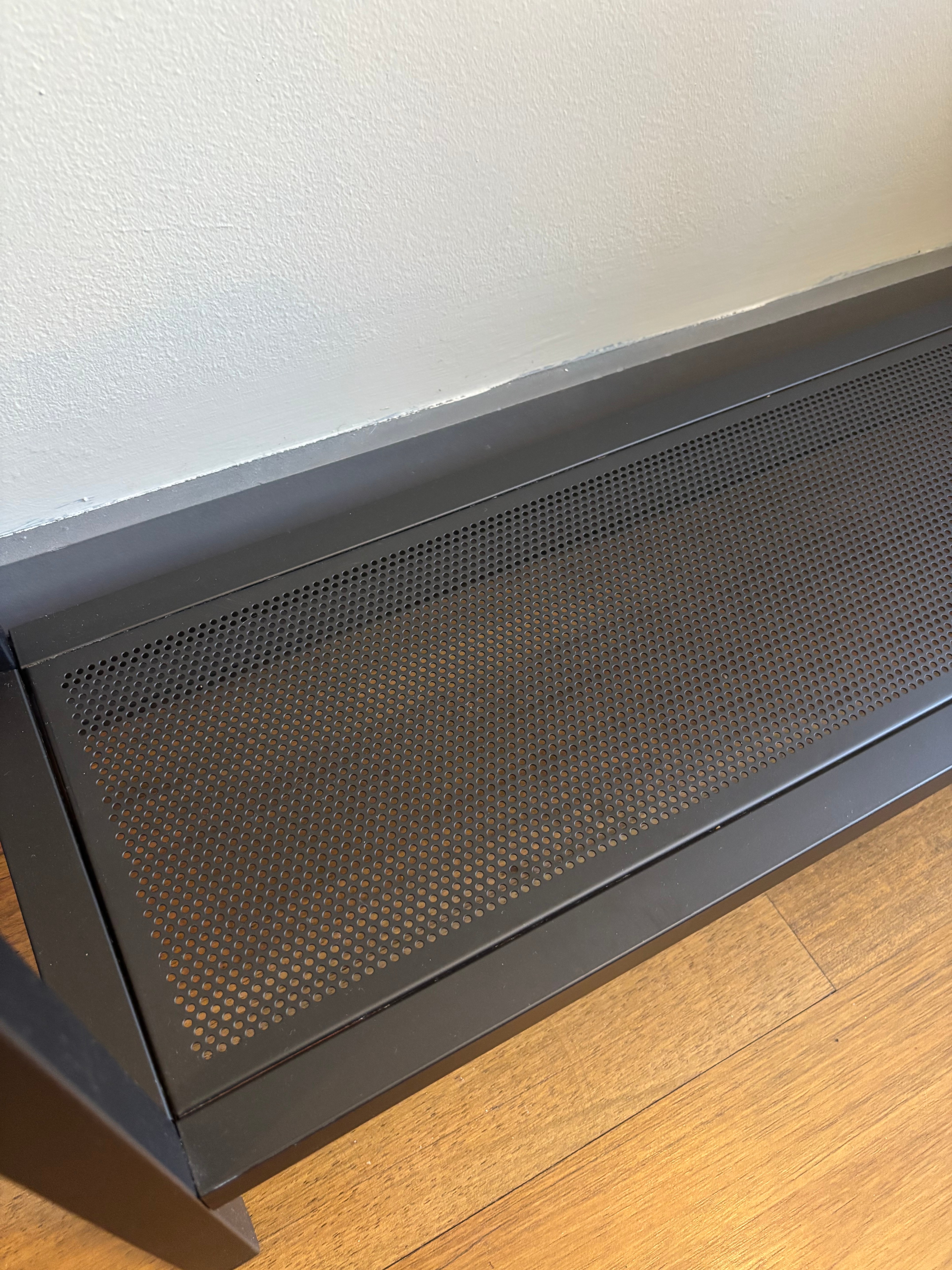 Black Entry/Console Glass Top Table - photo 3