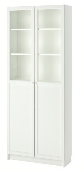 IKEA Bookcase with glass door - photo 3