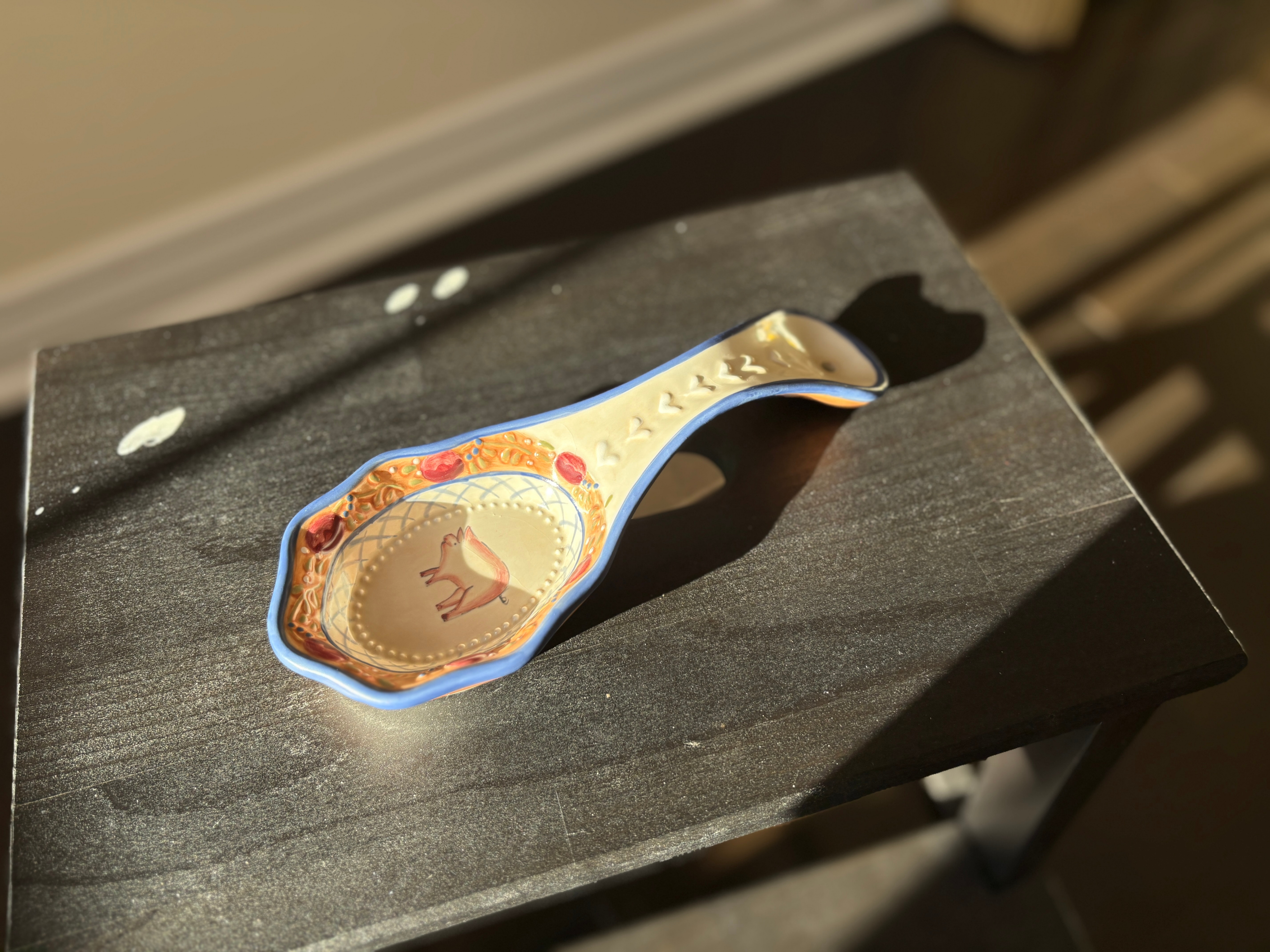 Ceramic Serving Tray with Spoon Rest - photo 3