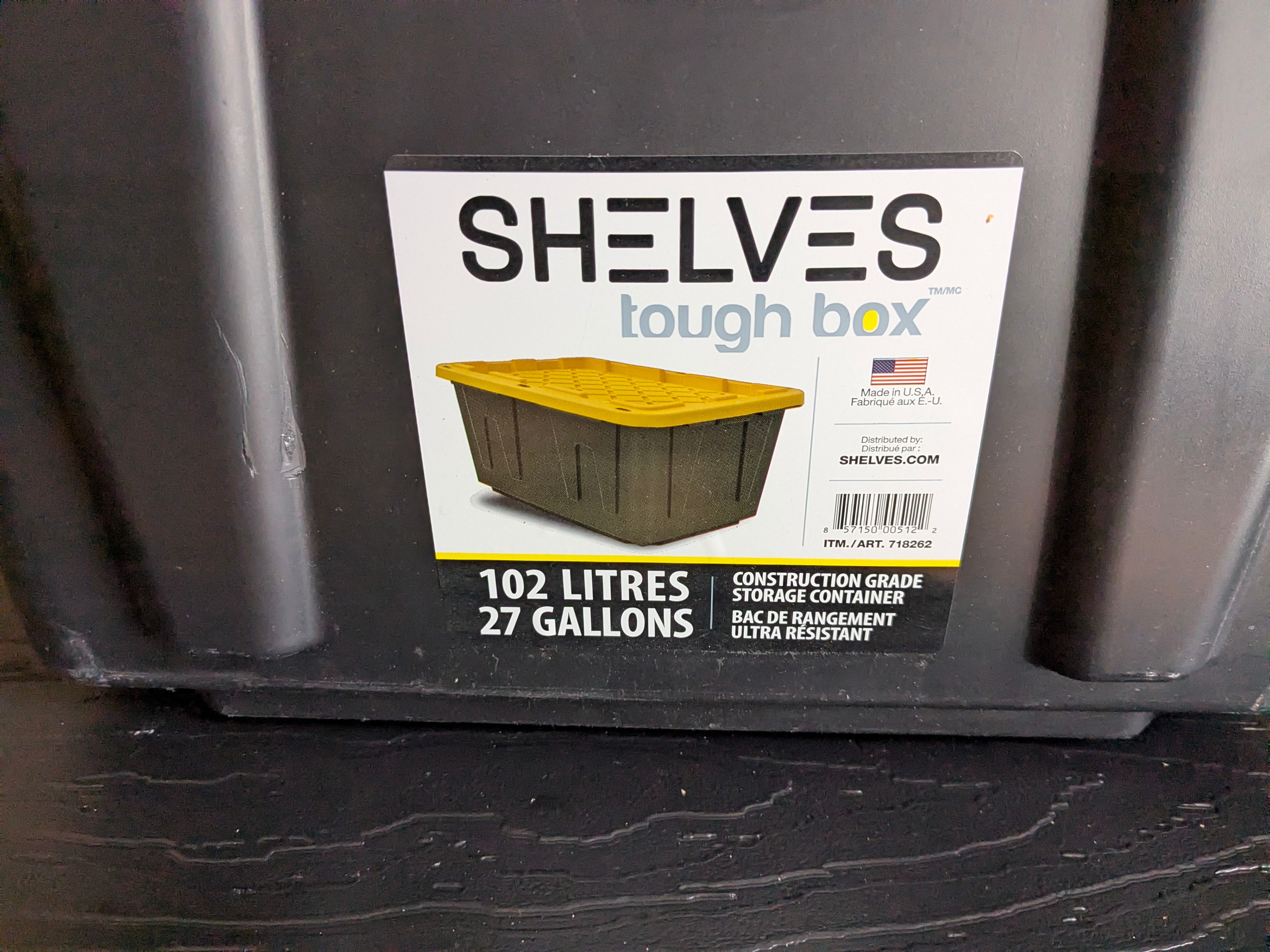 102L Tough box shelves. Storage Bin ( 2 for the price of one) - photo 5