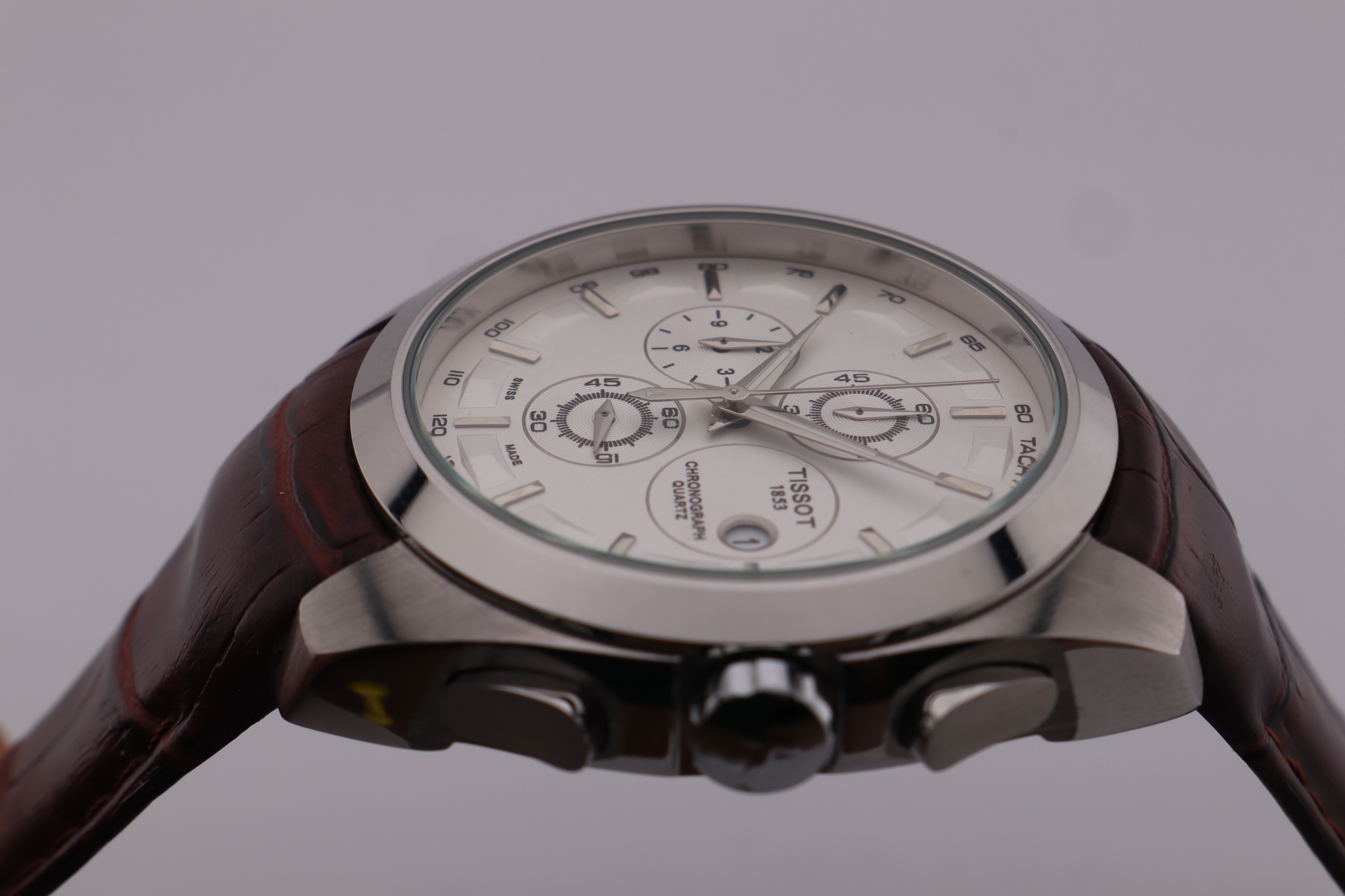 Tissot 1853 Couturier Tachymeter Chronograph Quartz Wrist Watch - photo 4