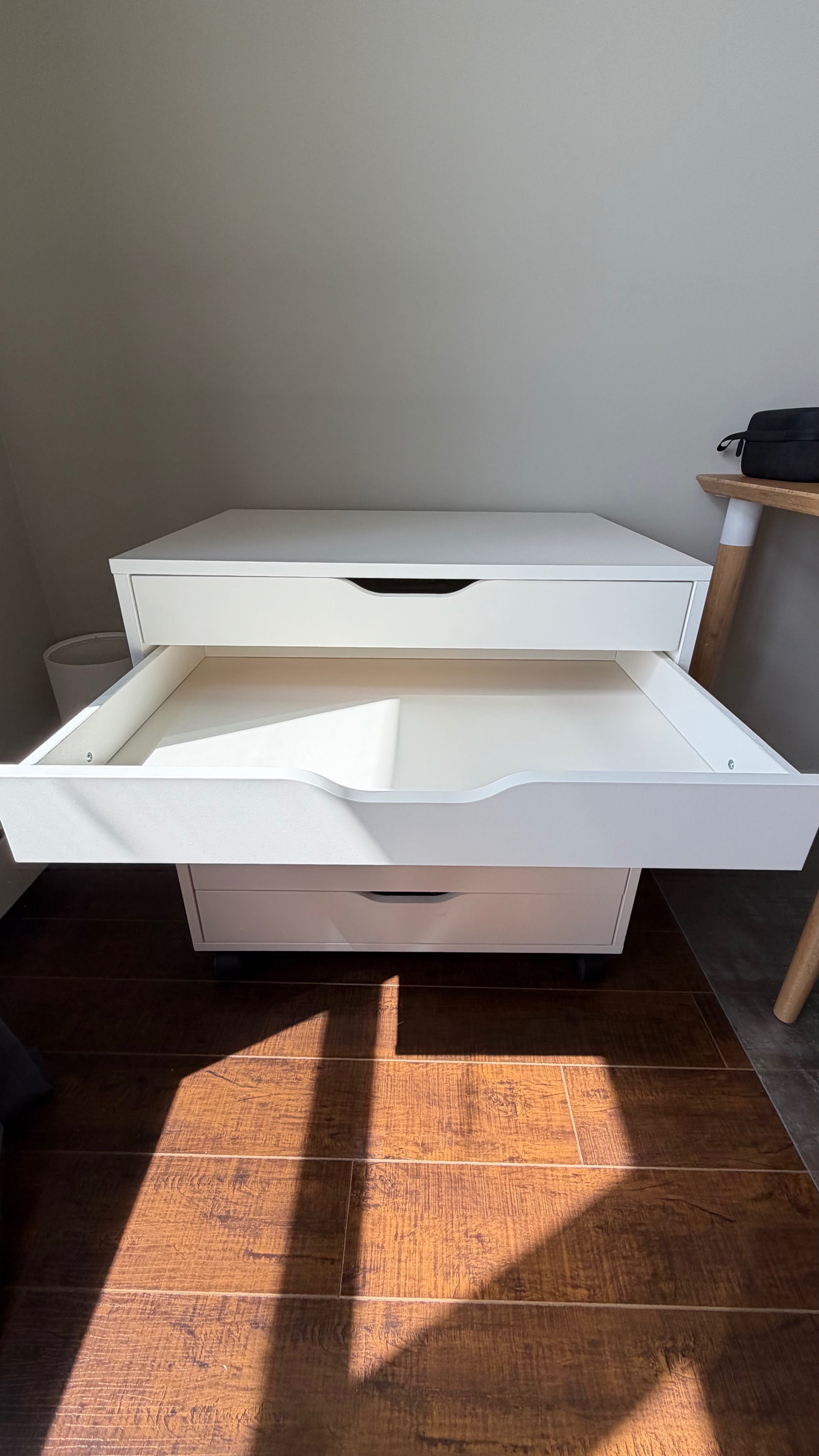 IKEA ALEX Drawer Unit on Casters – White - photo 2