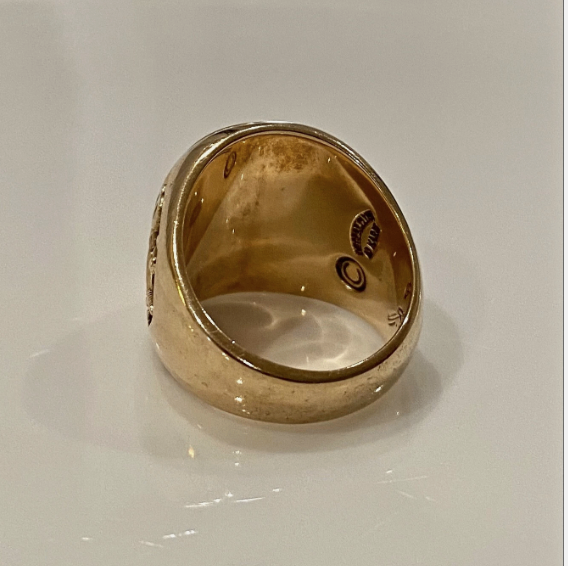 Boston University 10K Solid Gold Ring 1869 - photo 2