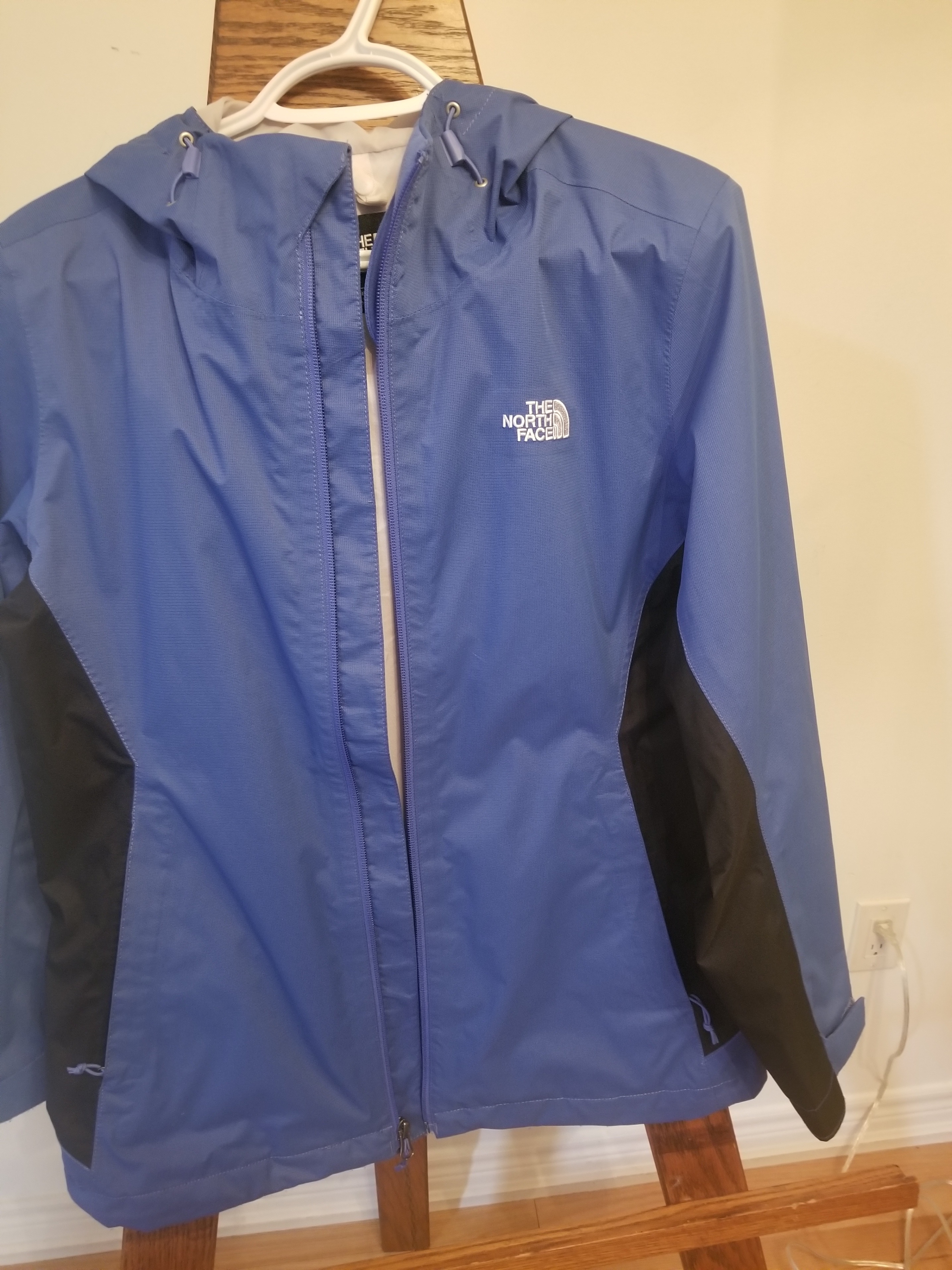 The North Face Blue & Black Hooded Jacket