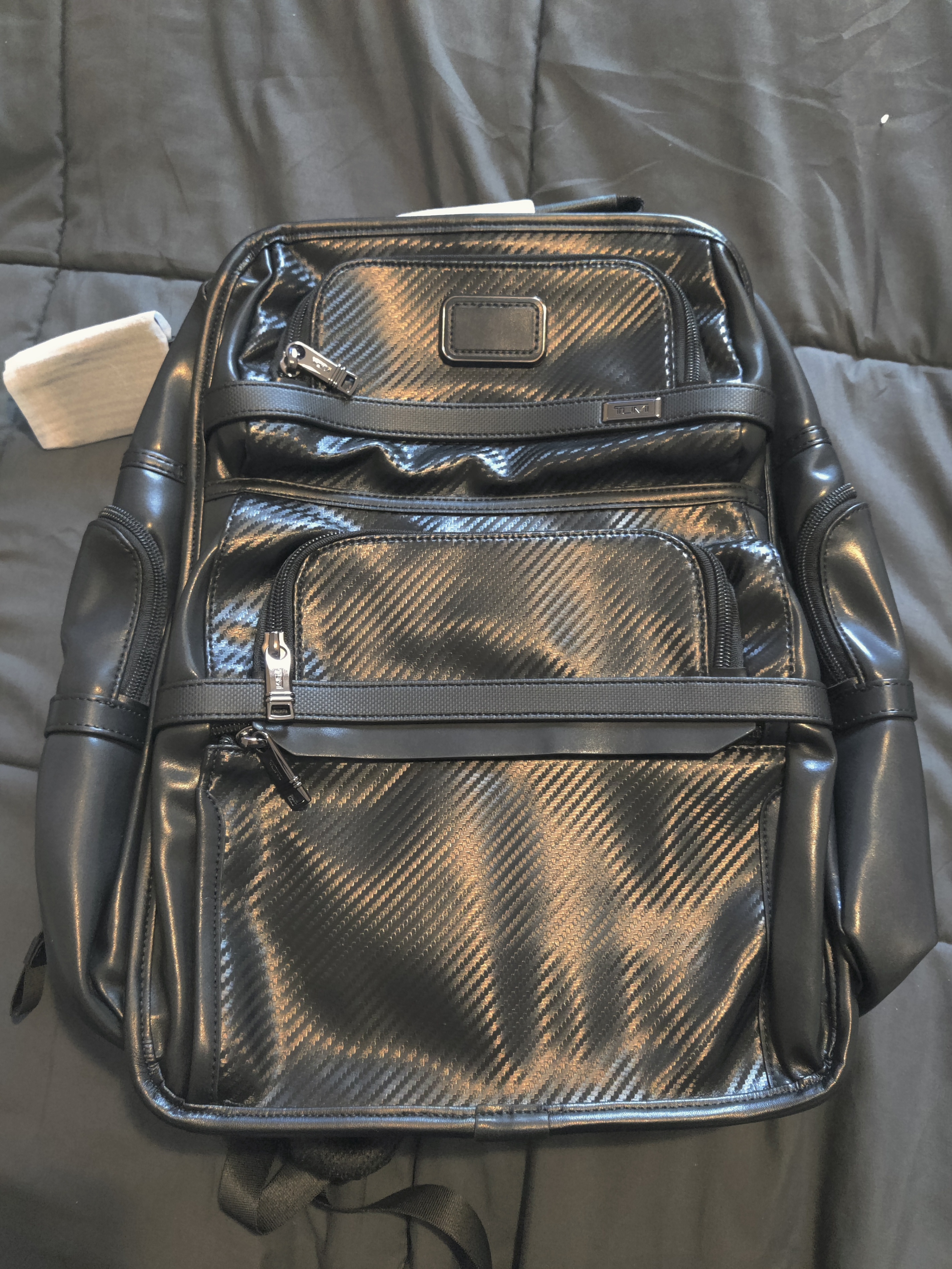 Tumi Alpha 3 Leather Backpack