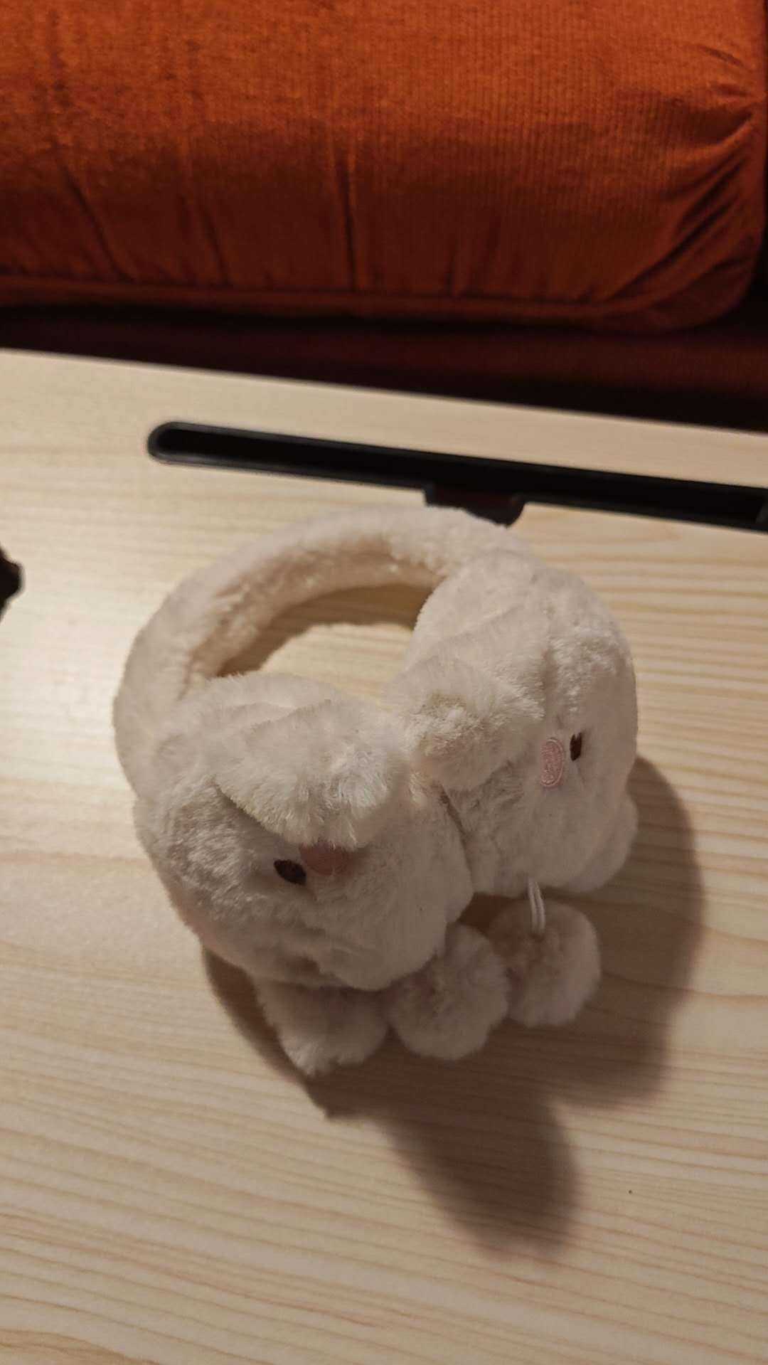Cute Bunny Plush Warm Earmuffs - photo 3