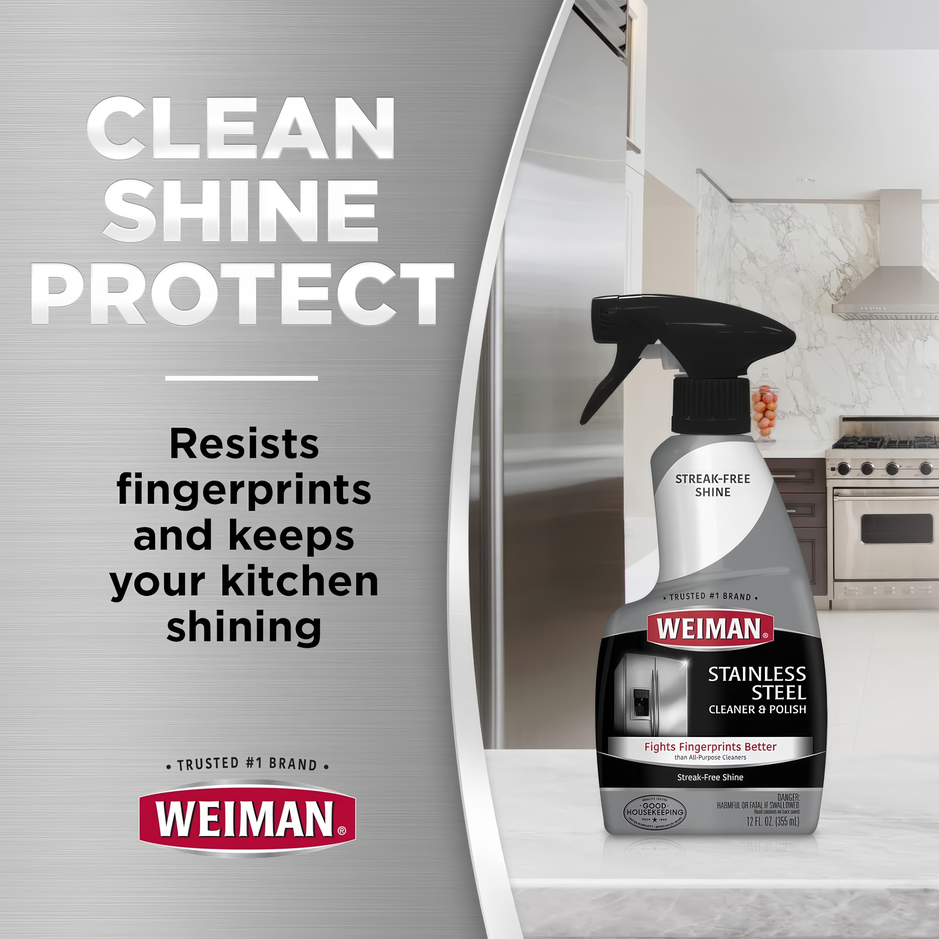 New Weiman Stainless Steel Cleaner and Polish 651 ml - photo 3