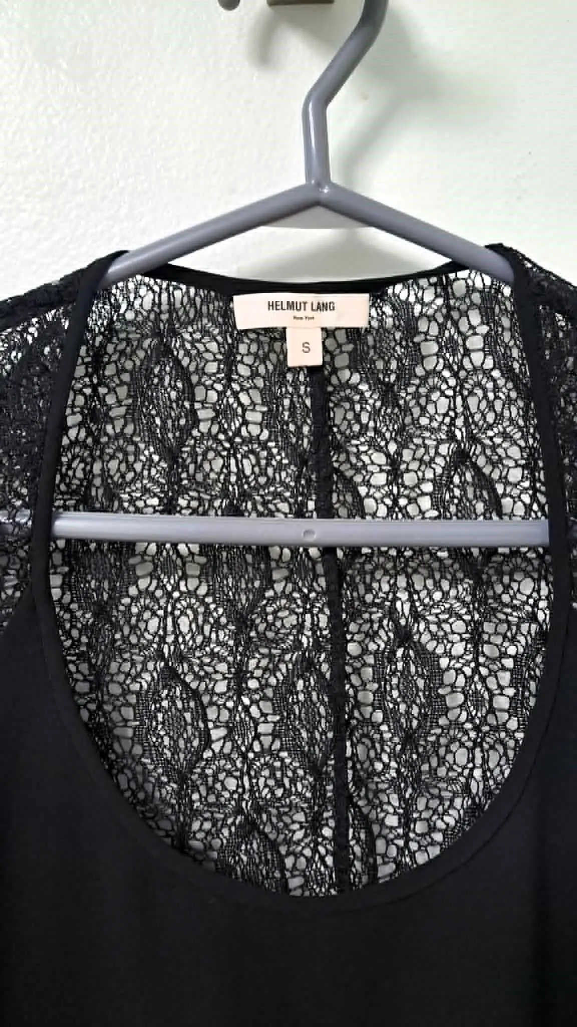 Helmut Lang Puckered Lace Back Blouse A01HW504 Like New - photo 3