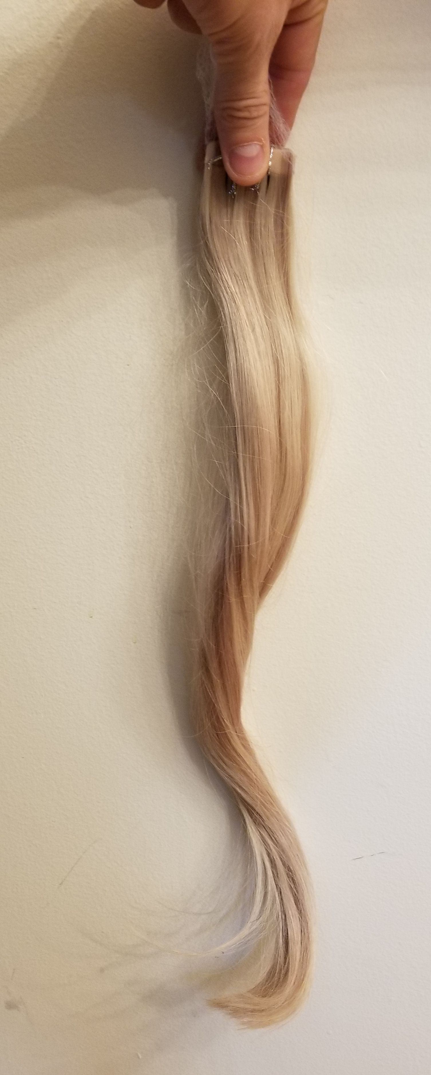 Tape-in Human Hair Extensions Blonde - photo 2