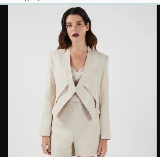 BCBGMaxAzria ($450 ret) 3-PC Summer Suit! Beige XS (fits sz 4)