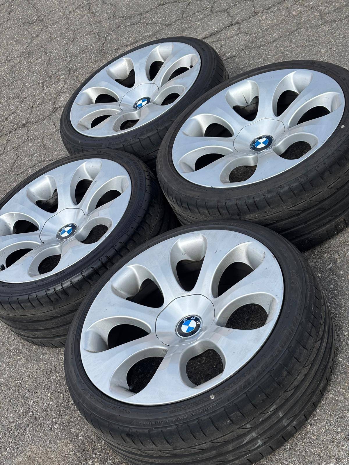 OEM 19"BMW(5x120)+225/40/R19 & 255/35/R19 Bridgestone-3/4/5Seri - photo 2