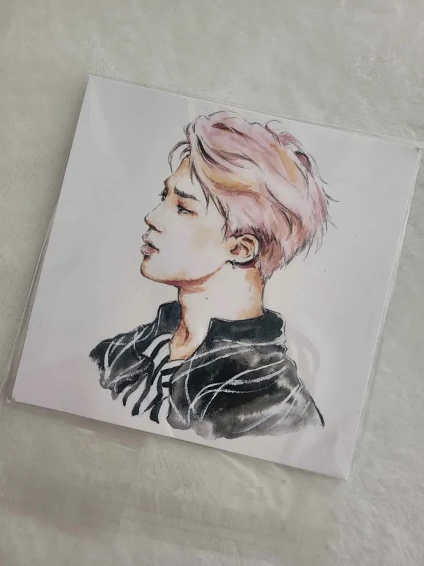 BTS Jimin Watercolour Art Print