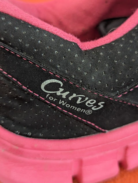 Size 9.5 pink and black ladies runners - no insoles - photo 5
