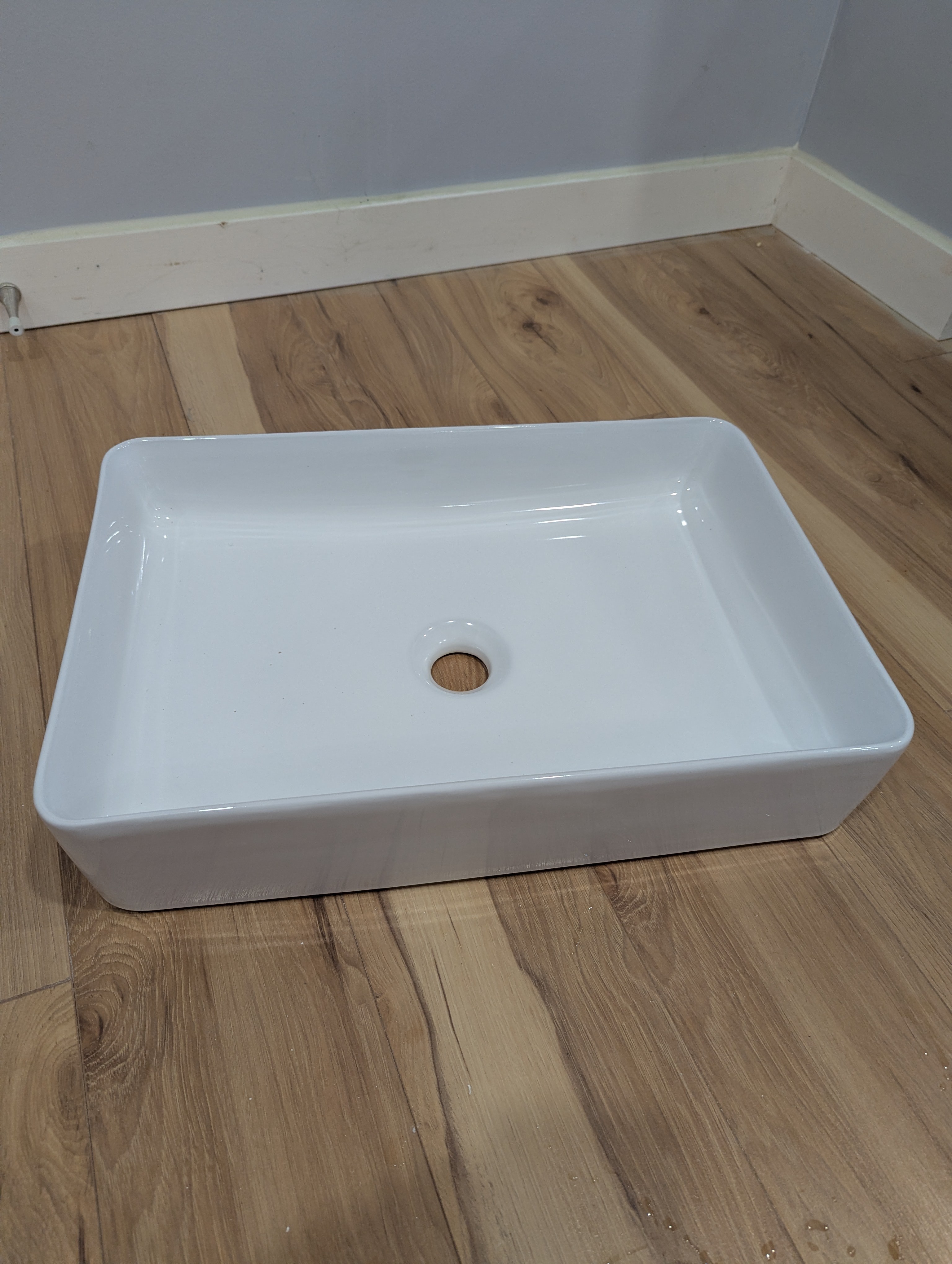 Bathroom Vessel Sink Rectangular 21"X14" - photo 5