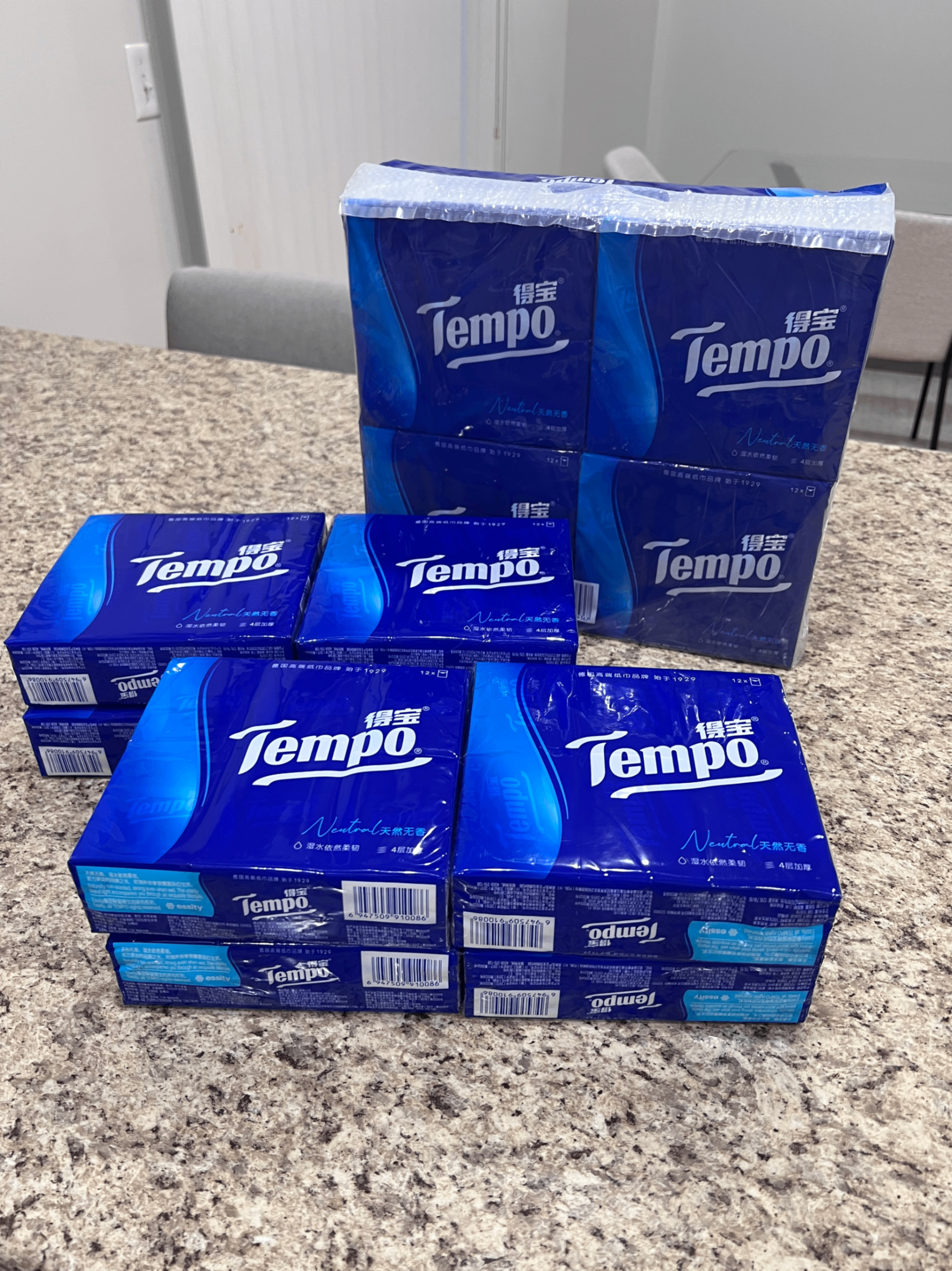Tempo Pocket Tissue 12 per each x 16 packs